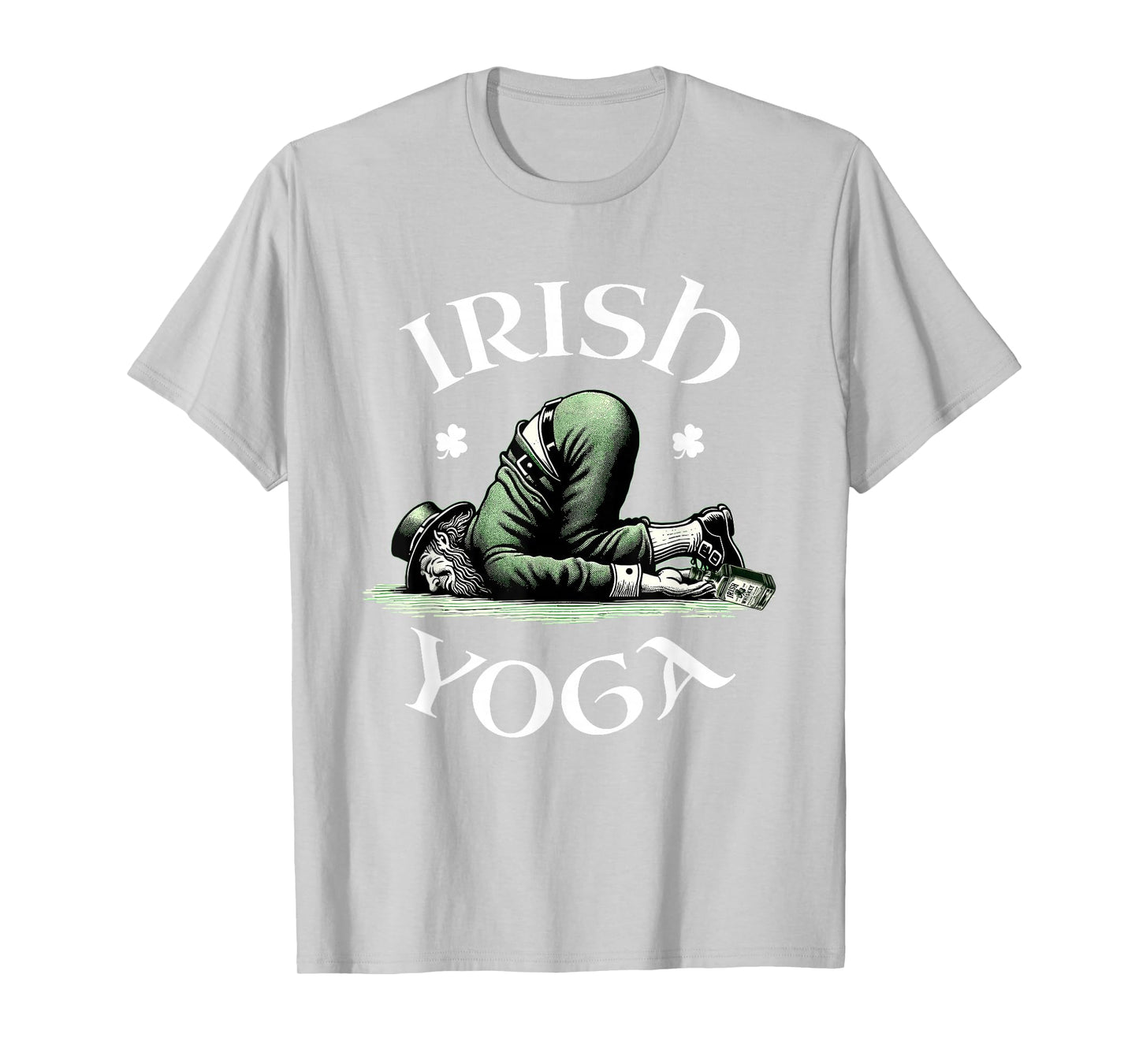 Irish Yoga Festive Green St. Paddy's Day Humor T-Shirt