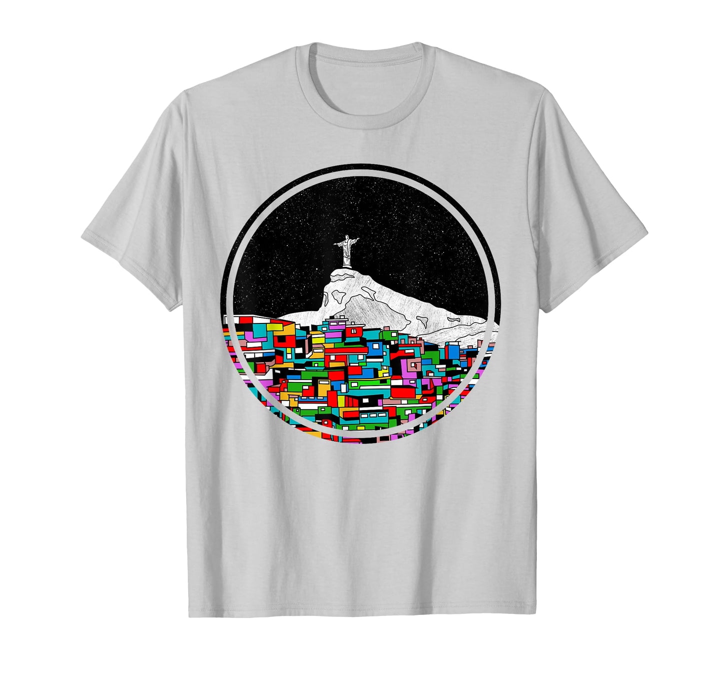 Christ the Redeemer Rio de Janeiro print T-Shirt
