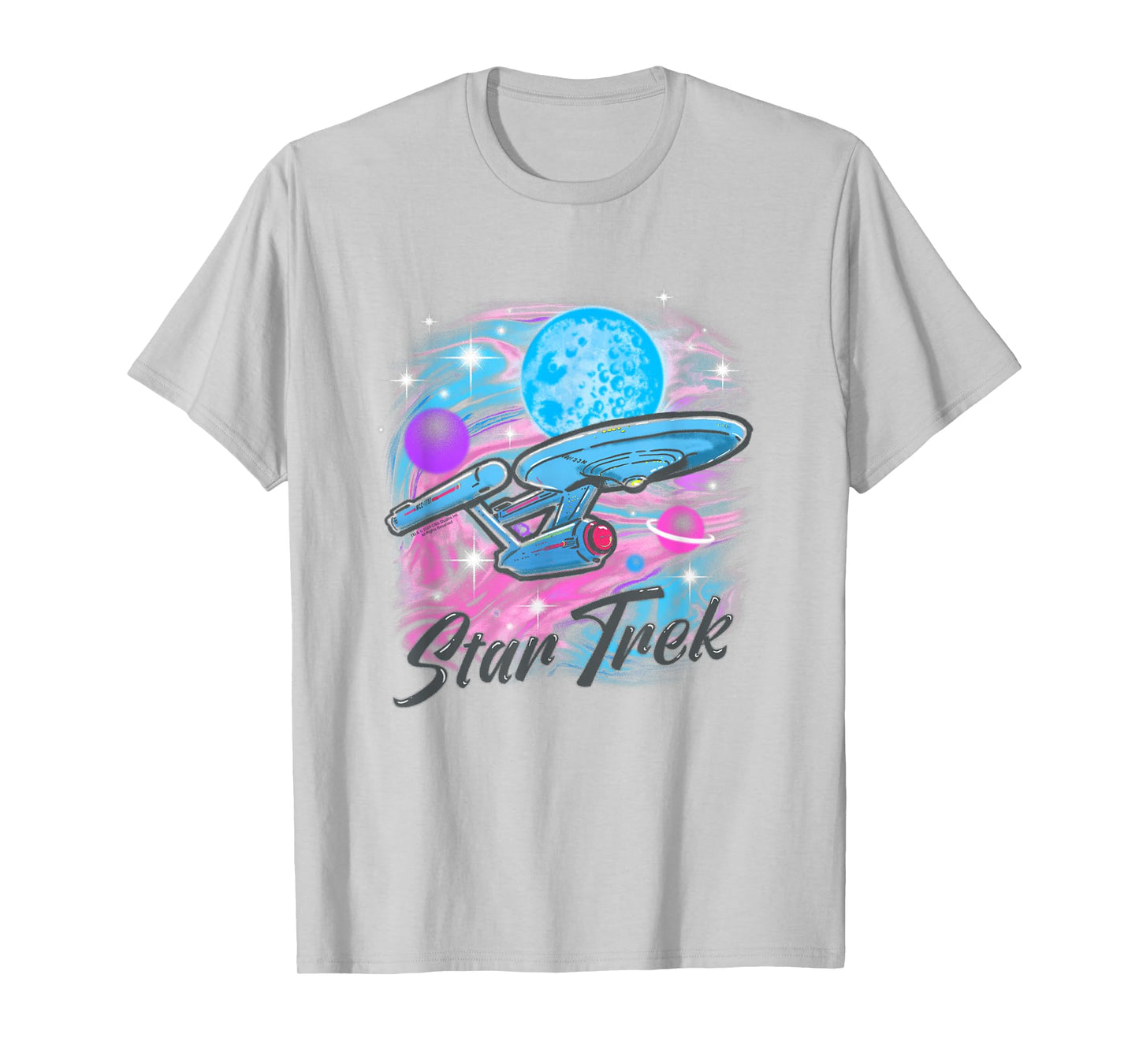 Star Trek: The Original Series Retro Airbrush Enterprise T-Shirt