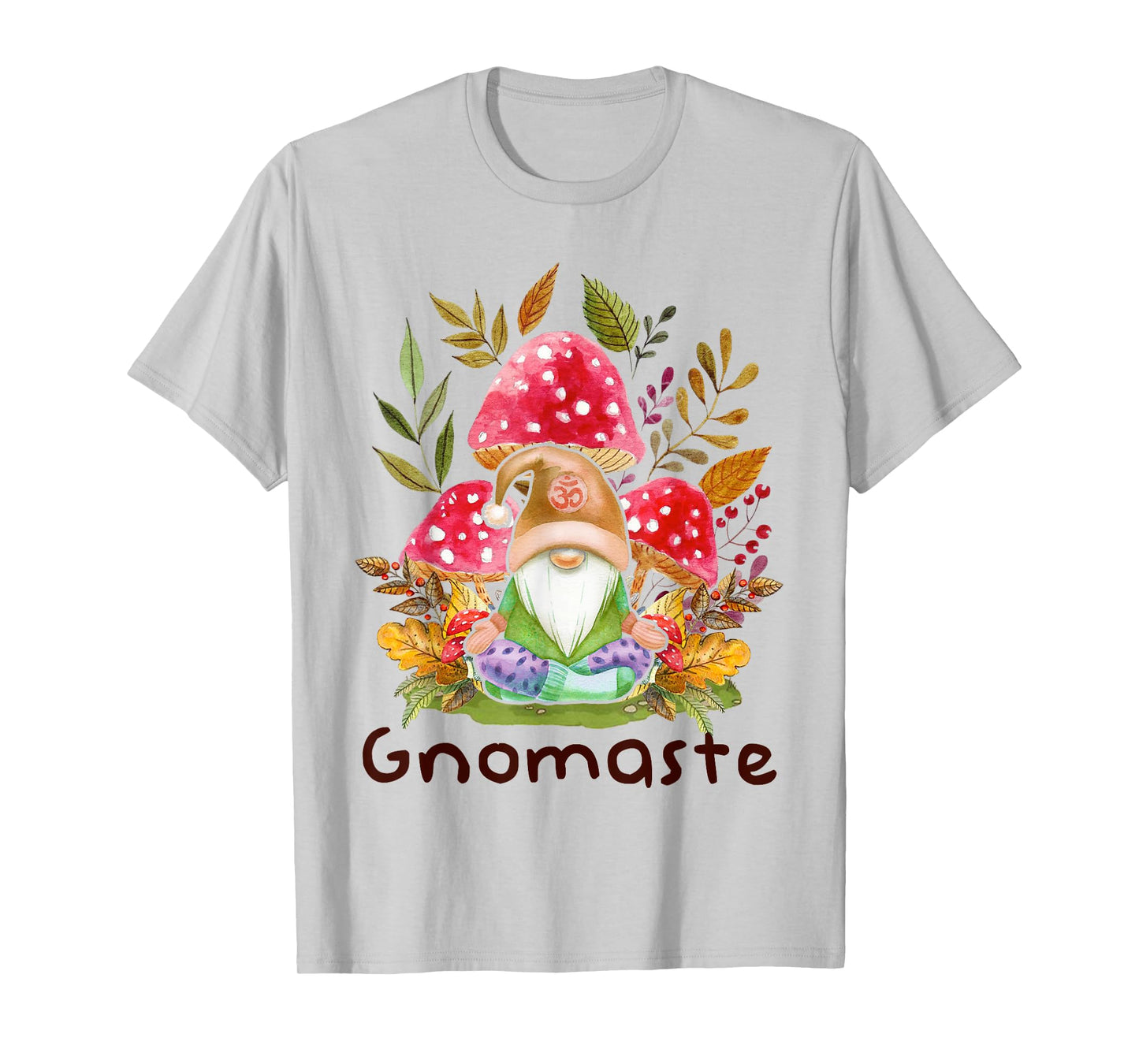 Cute Gnomaste Yoga Gnome Namaste Meditation Zen T-Shirt
