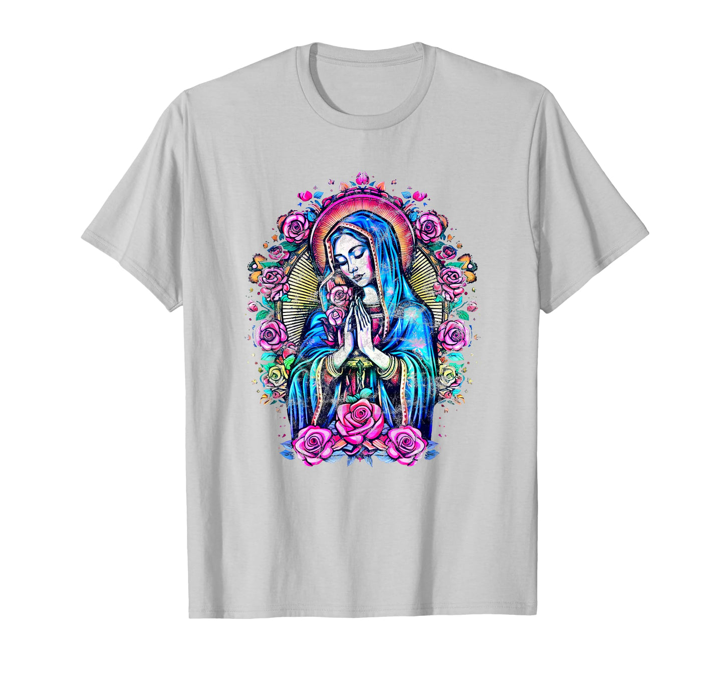 Praying Mary with roses, Christianity, Our Lady of Guadalupe T-Shirt