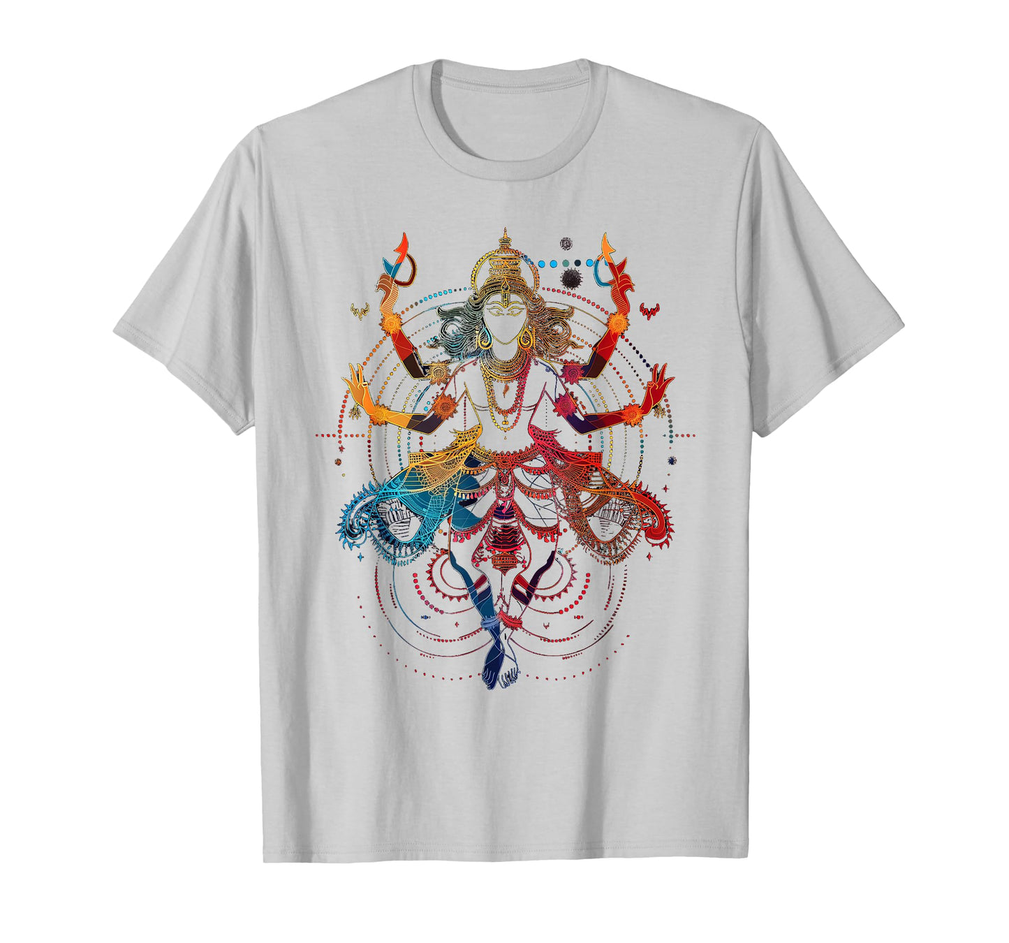 Shiva spiritual hindu god tandava dance yoga meditation T-Shirt