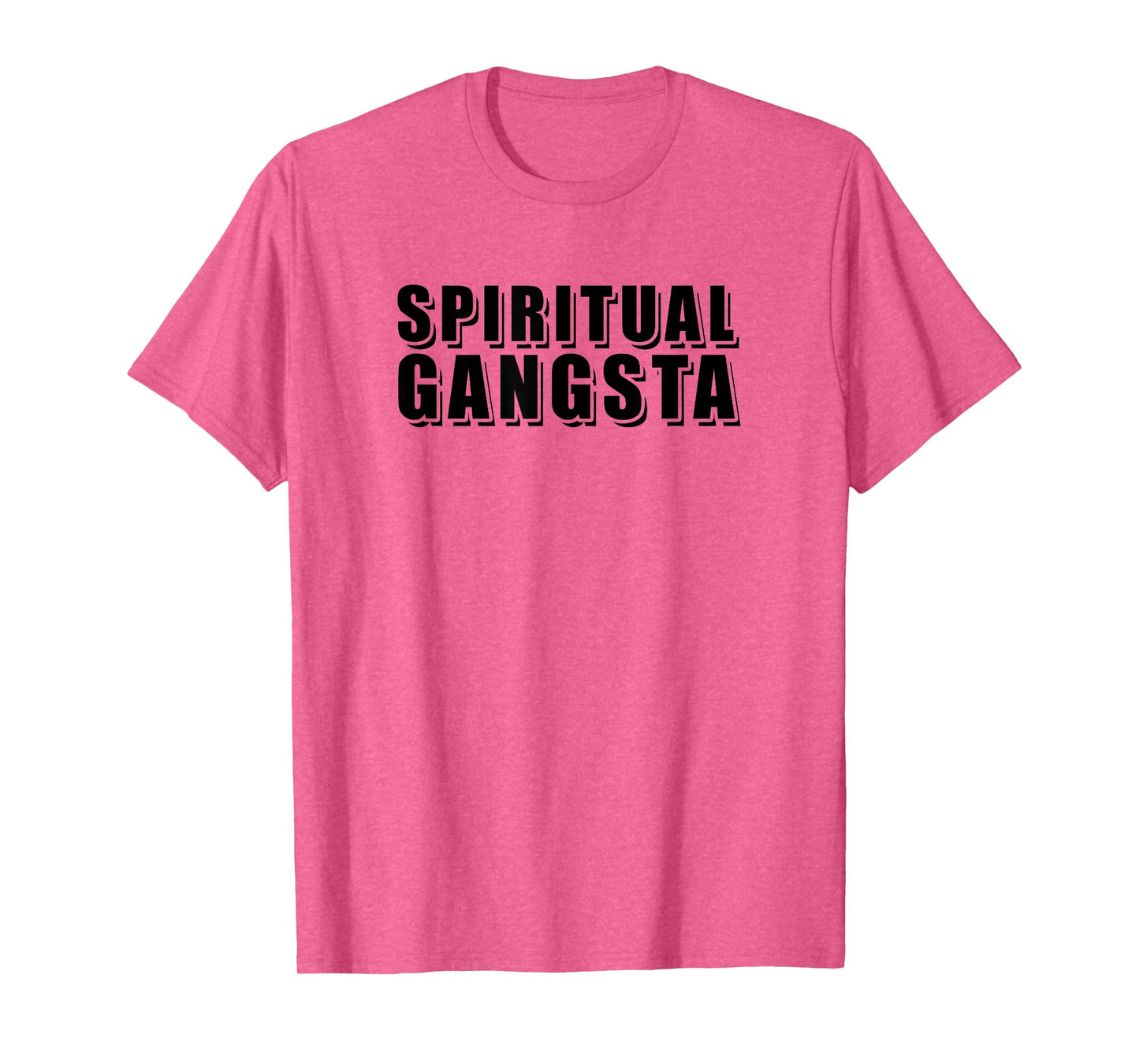 Womens Mens Funny Yoga Spiritual Gangsta Shirts