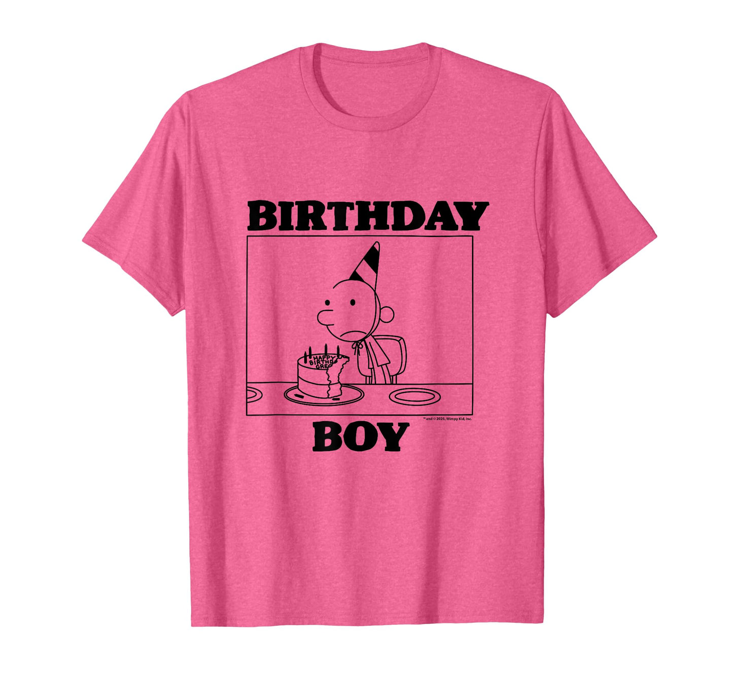Diary of a Wimpy Kid Greg Birthday Boy Comic Panel T-Shirt