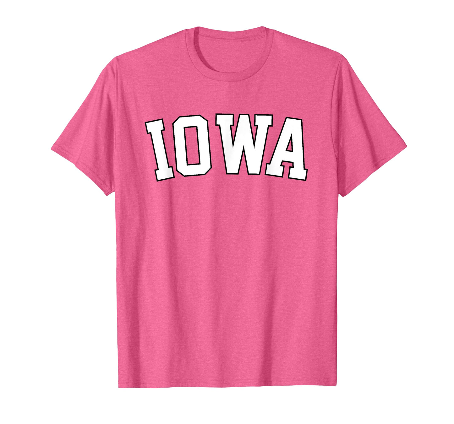 Retro Iowa Tee Vintage Iowa Black Gold Iowa Throwback Design T-Shirt