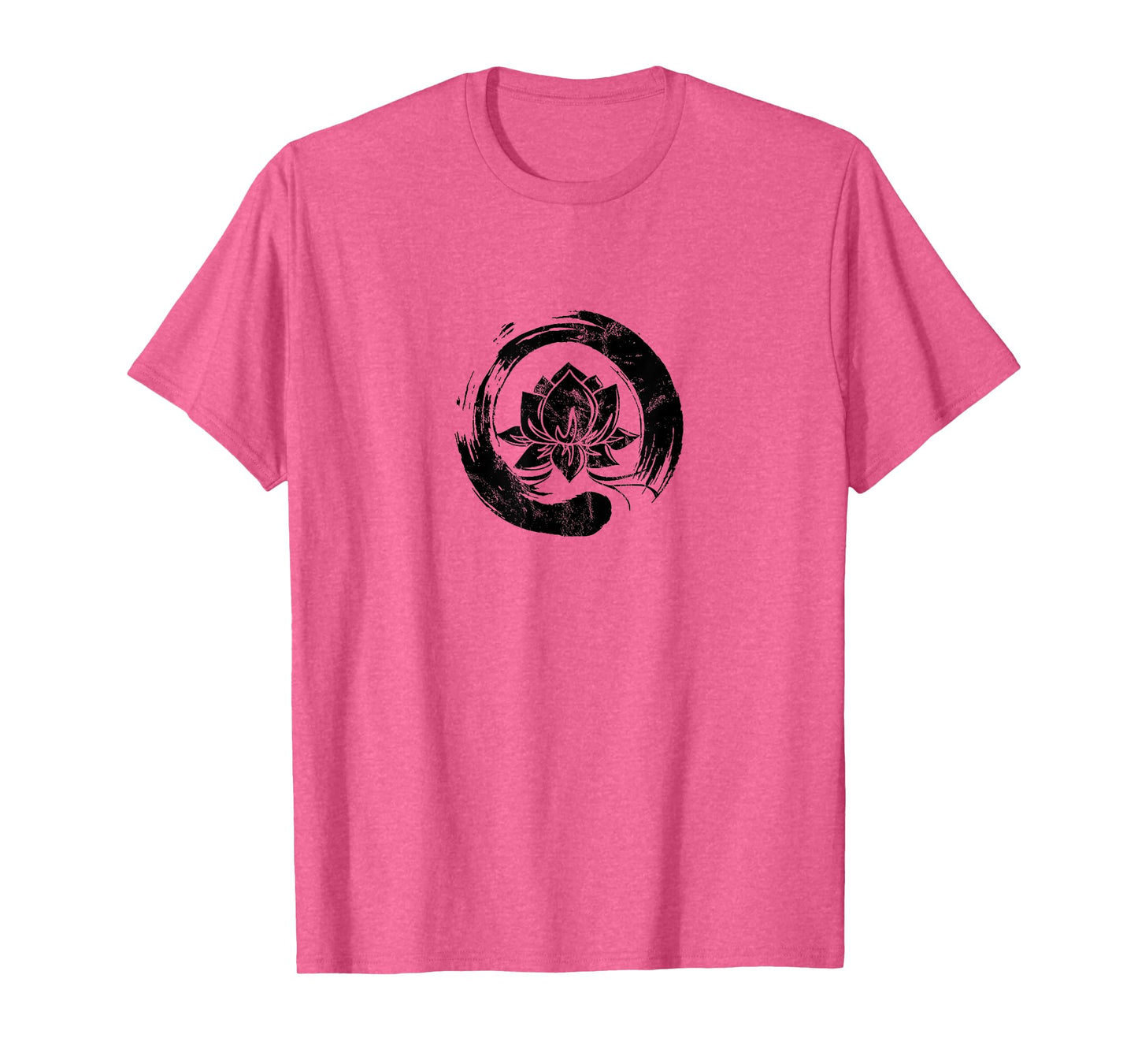 Enso Zen Circle of Enlightenment Lotus Vintage T-shirt