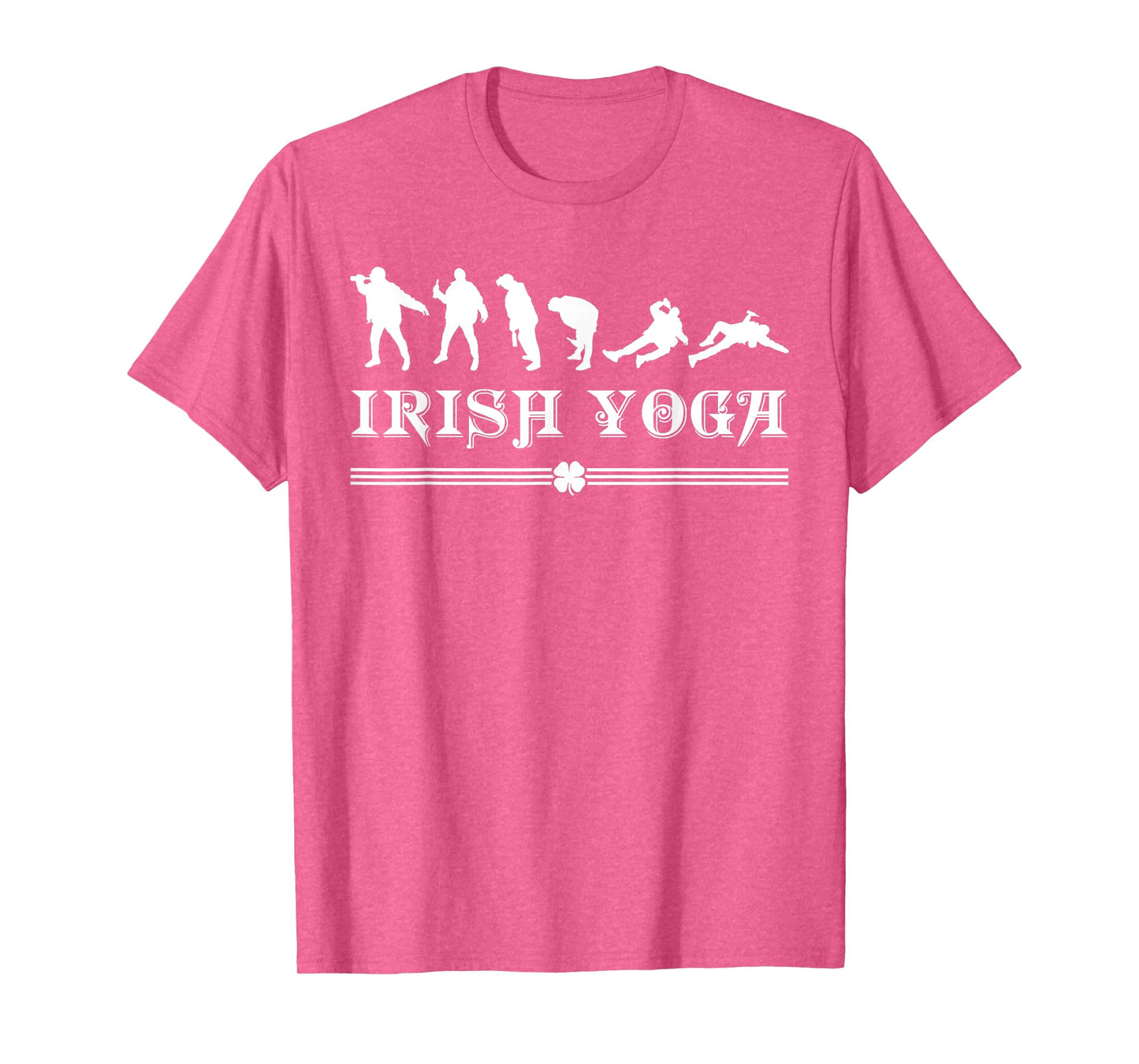 Irish Yoga St Patrick's Day Drinking Team Gift for Drunk Men T-Shirt