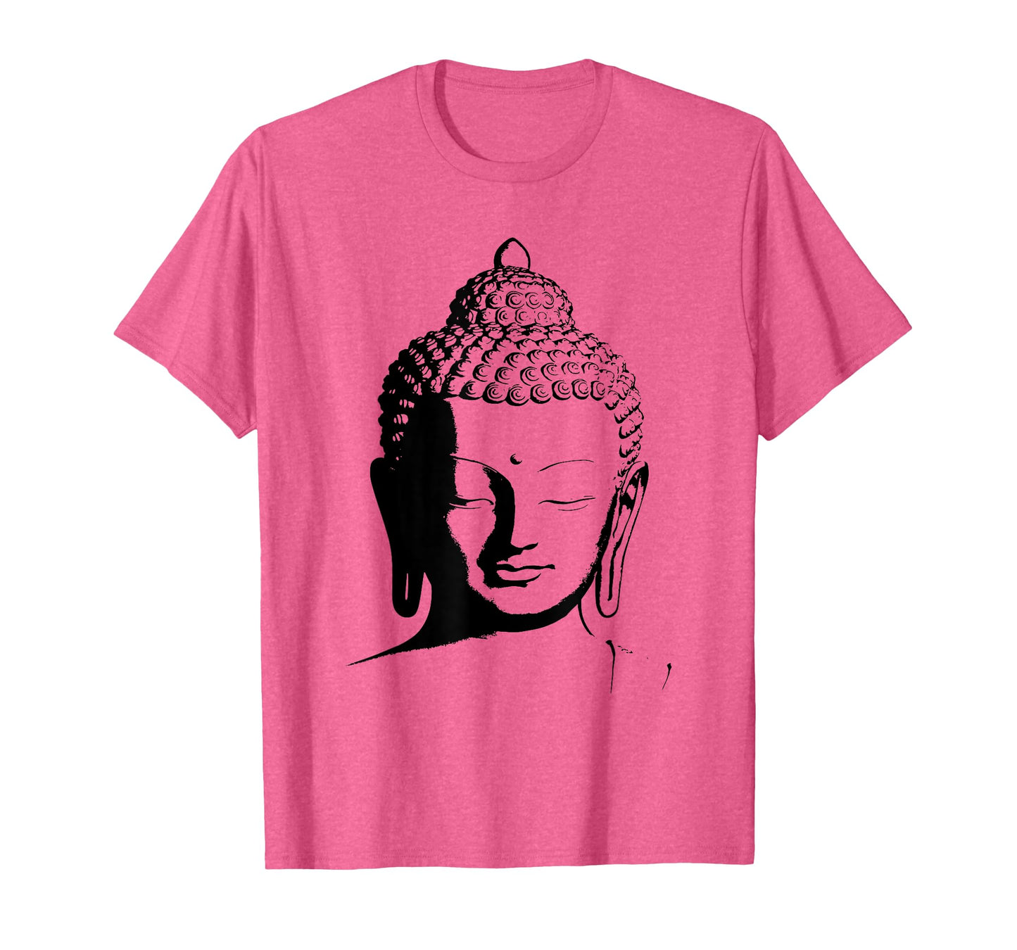 Zen Buddha Head Buddhism Graphic Meditation Spiritual Design T-Shirt