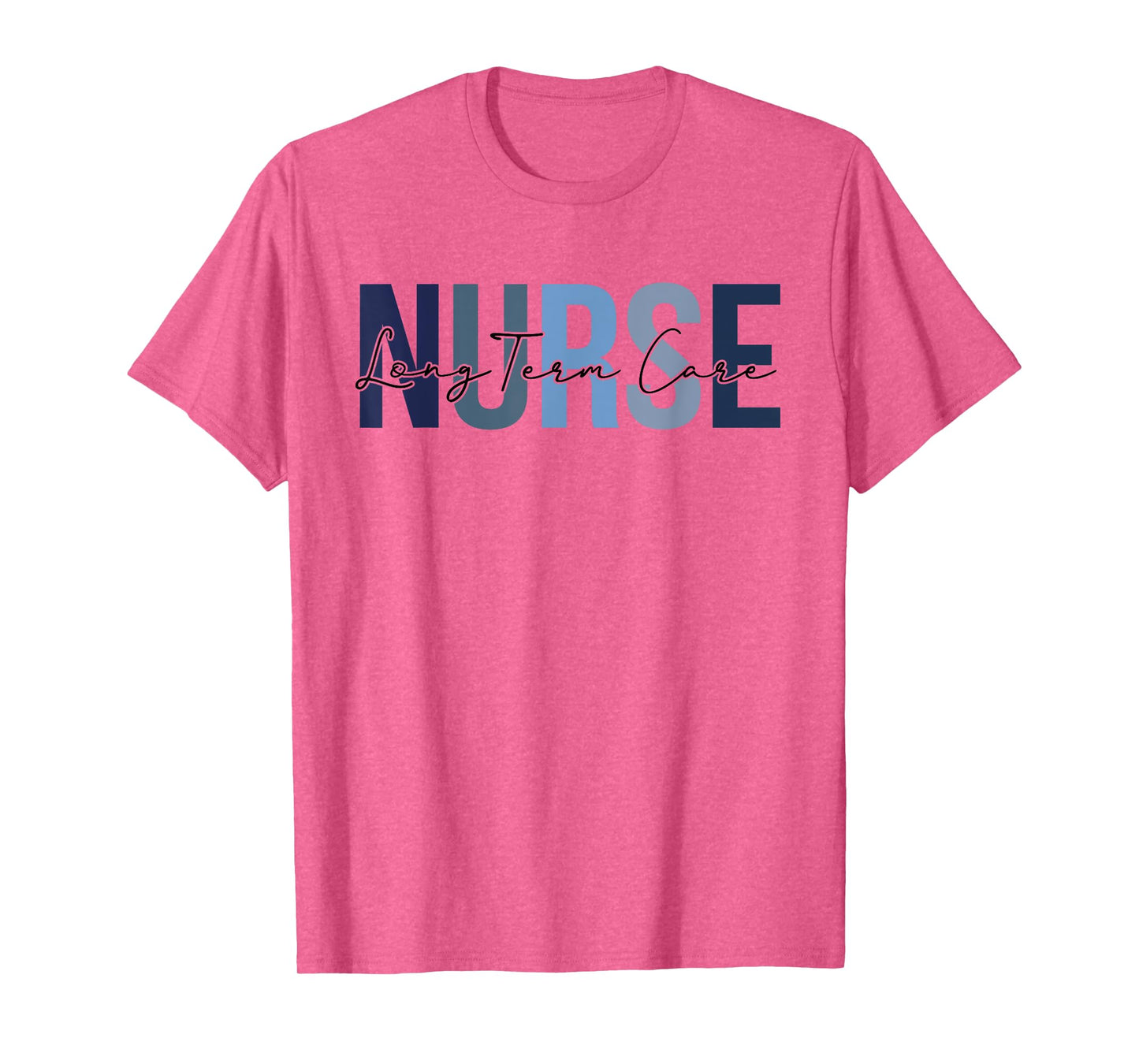 Retro Long-Term Care Nurse Gifts Womens Nursing Apparel T-Shirt