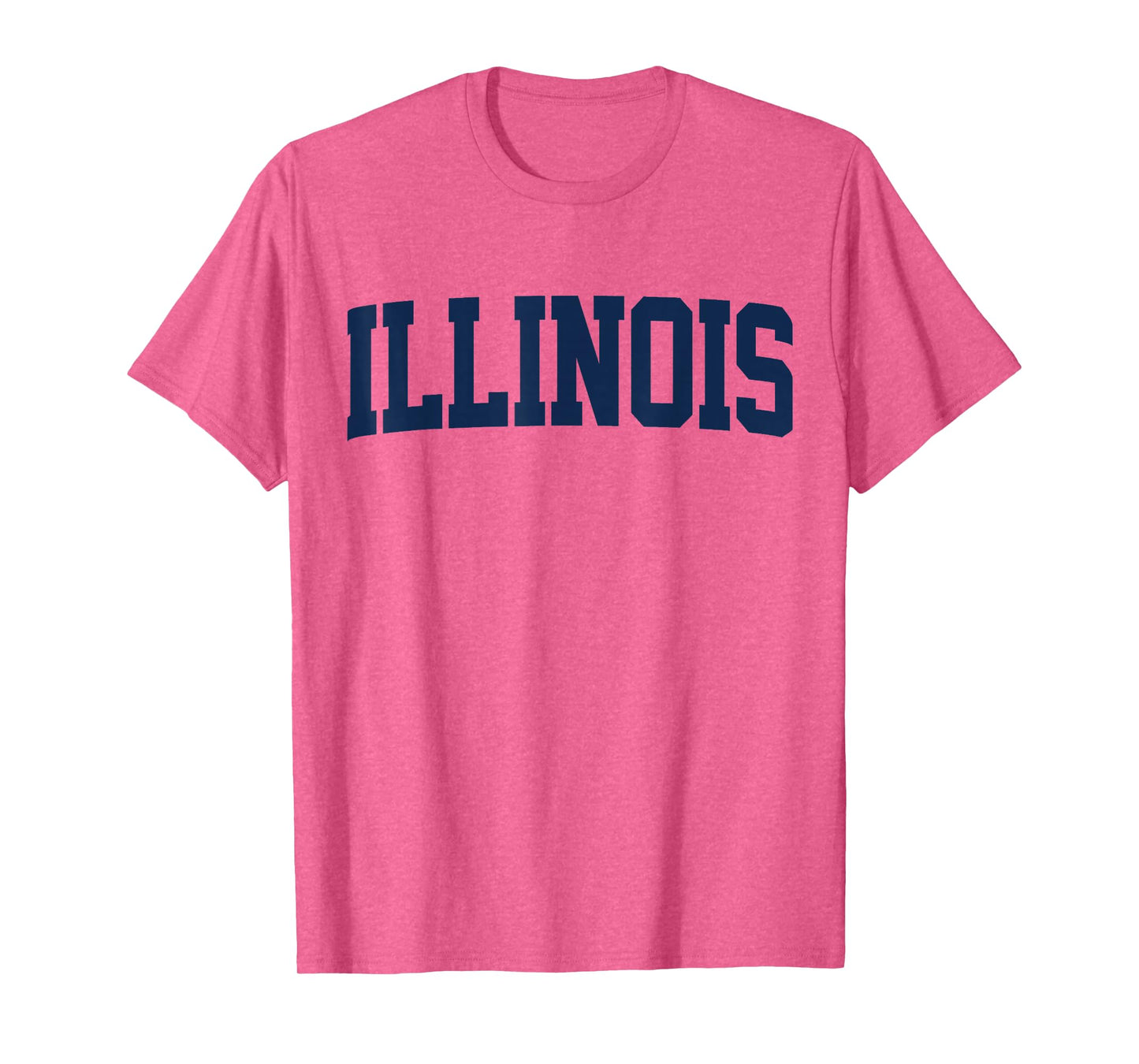 Retro Illinois Tee Vintage Illinois Orange Blue Throwback IL T-Shirt