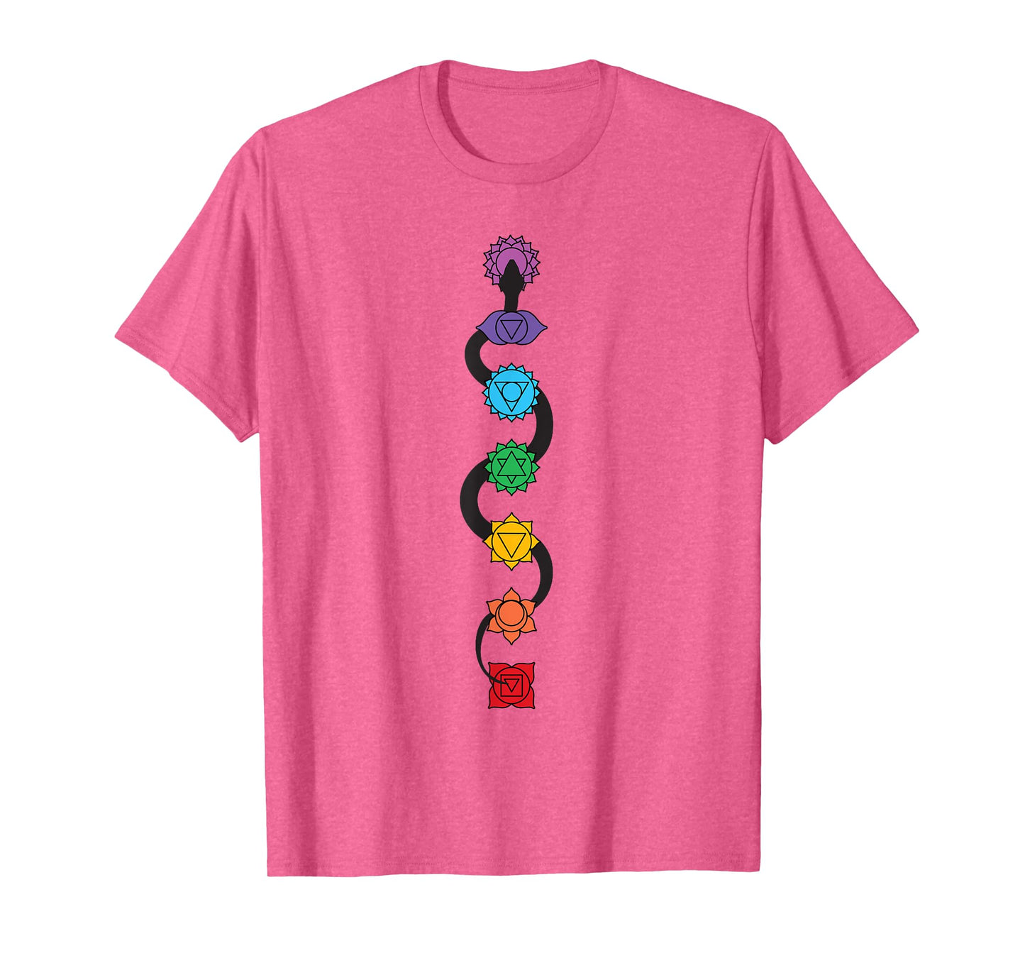 Kundalini Serpent Rising 7 Chakras Yoga - Kundalini Snake T-Shirt