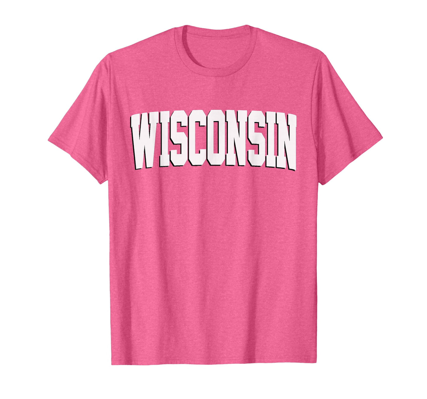 Vintage Wisconsin Mens Wisconsin Womens Red Retro Wisconsin T-Shirt