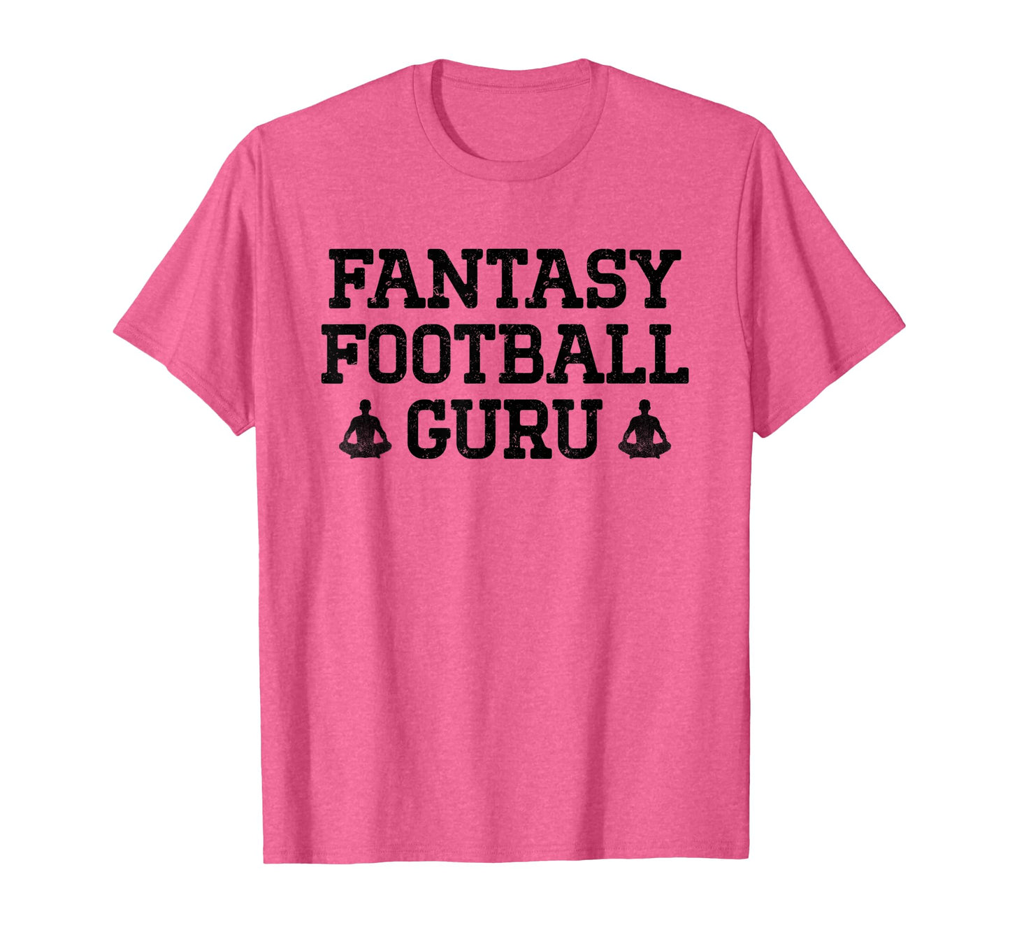 Funny Fantasy Football Guru Yoga Meditation Lotus Pose T-Shirt