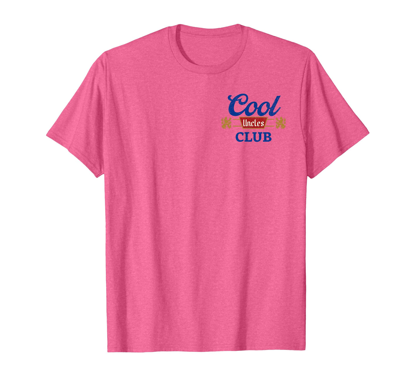 Cool Uncles Club Best Uncle Ever Funny Pocket Fathers Day T-Shirt