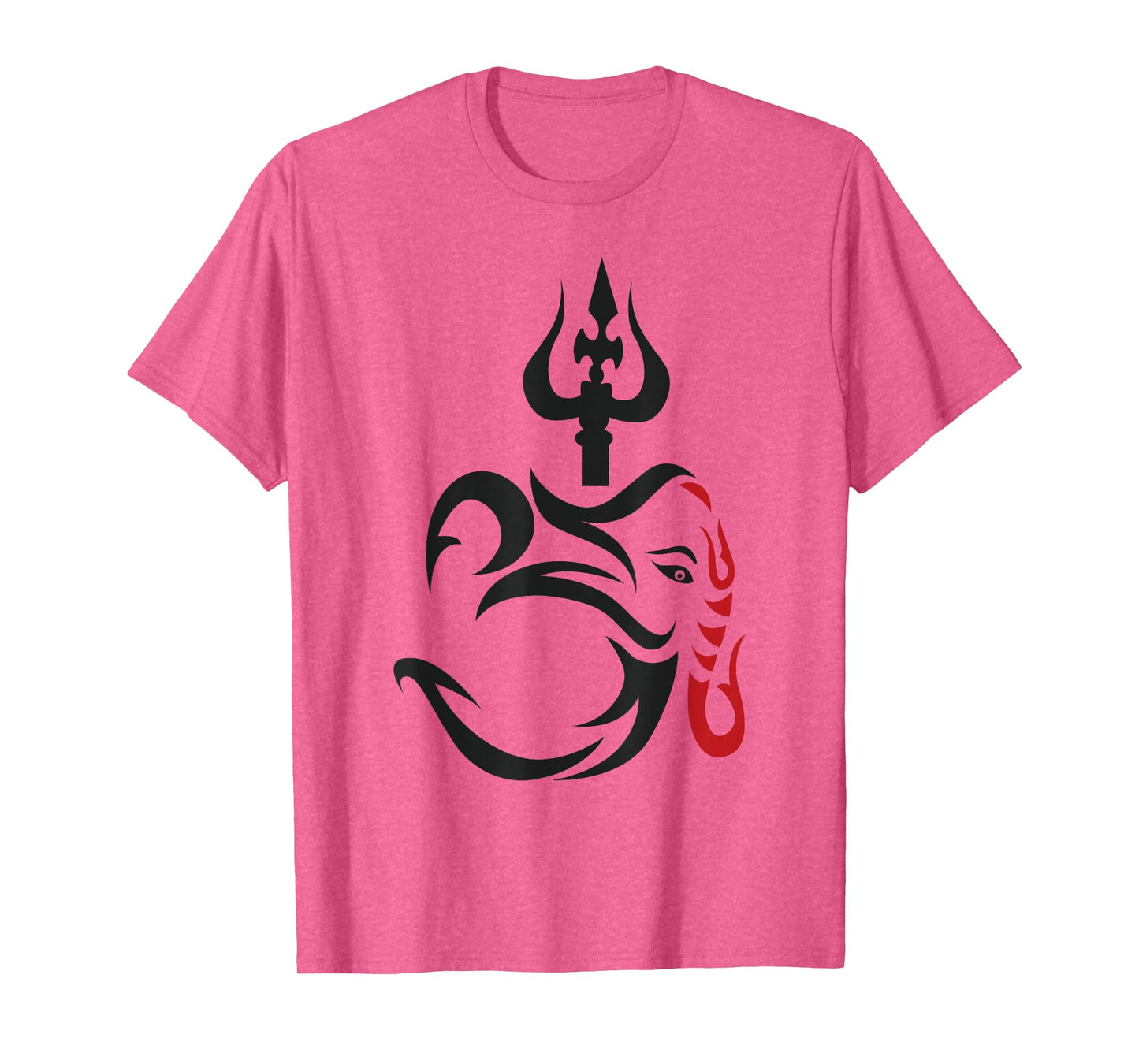 OM-Ganesha And Lord Shiva Divine Trident Trishul T-Shirt T-Shirt