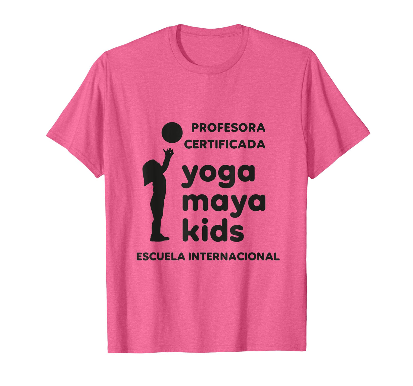 Yoga Maya kids Certified Teacher T-Shirt, Unisex-Adult, Educators, Children, Grey, Small, Short Sleeve, T-Shirt