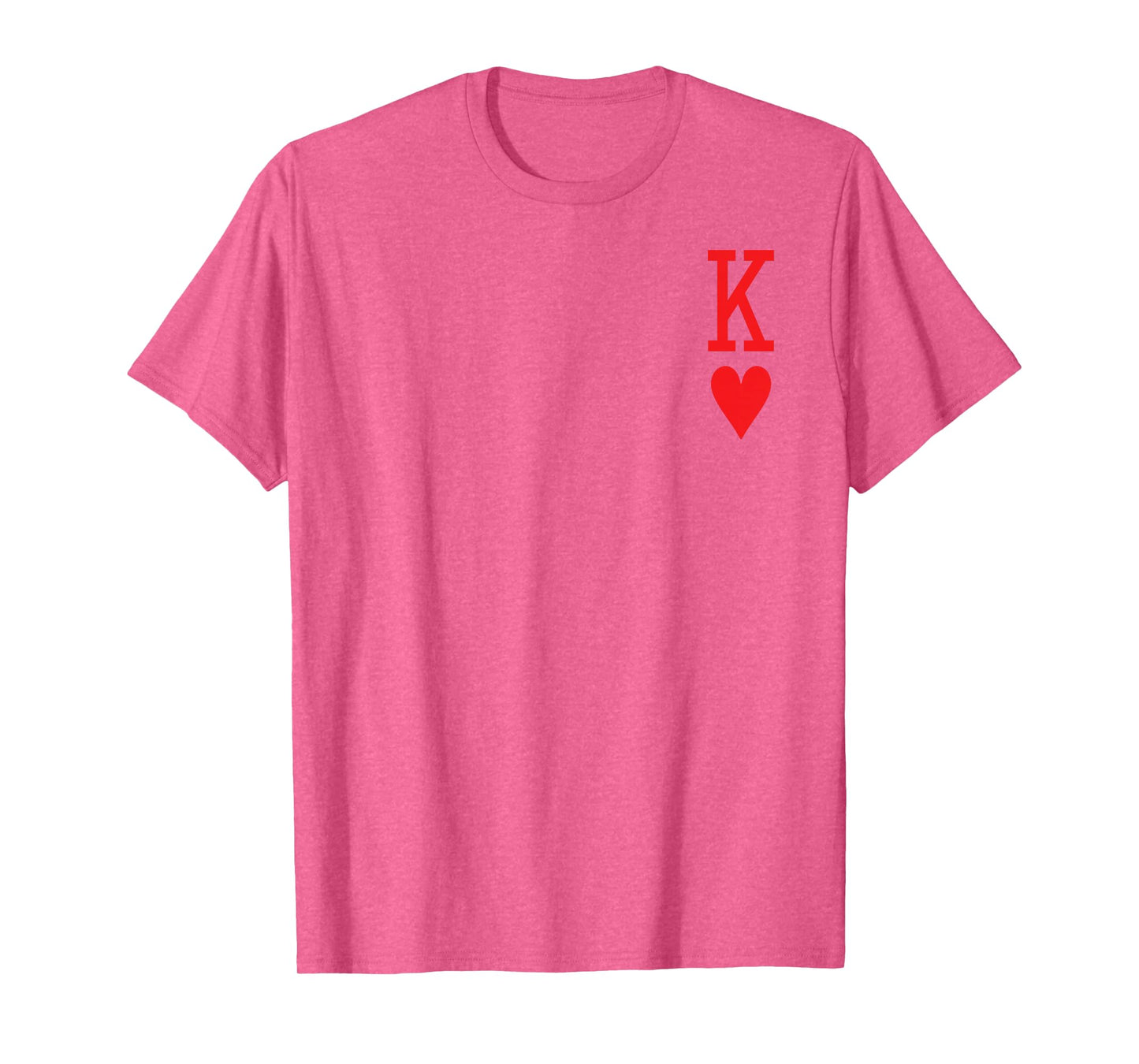 King of Hearts and Queen of Hearts Couples Matching Pajama T-Shirt