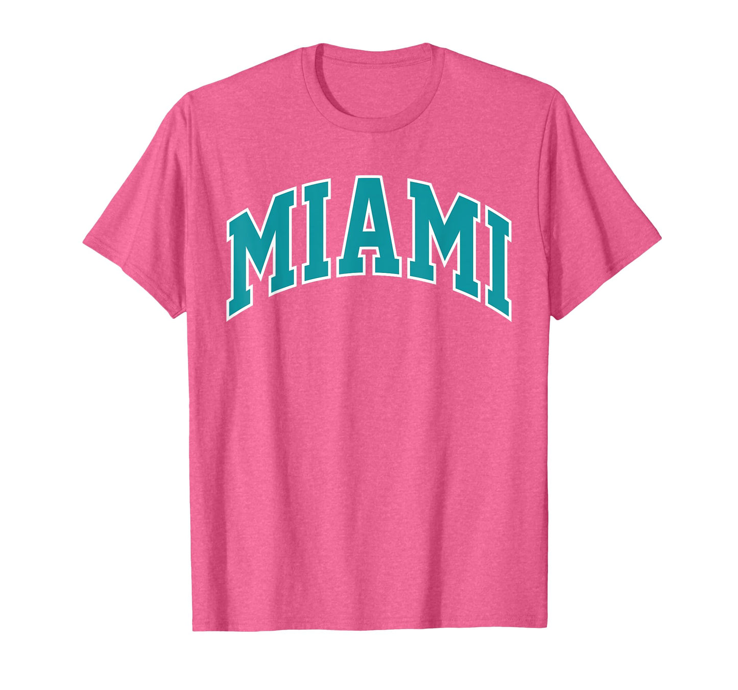 Retro Miami Men Miami Women Vintage Classic Orange Aqua FL T-Shirt