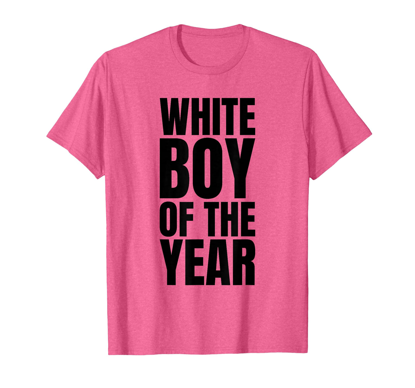 White Boy Of The Year For Men Boys Kids Funny Graphic T-Shirt