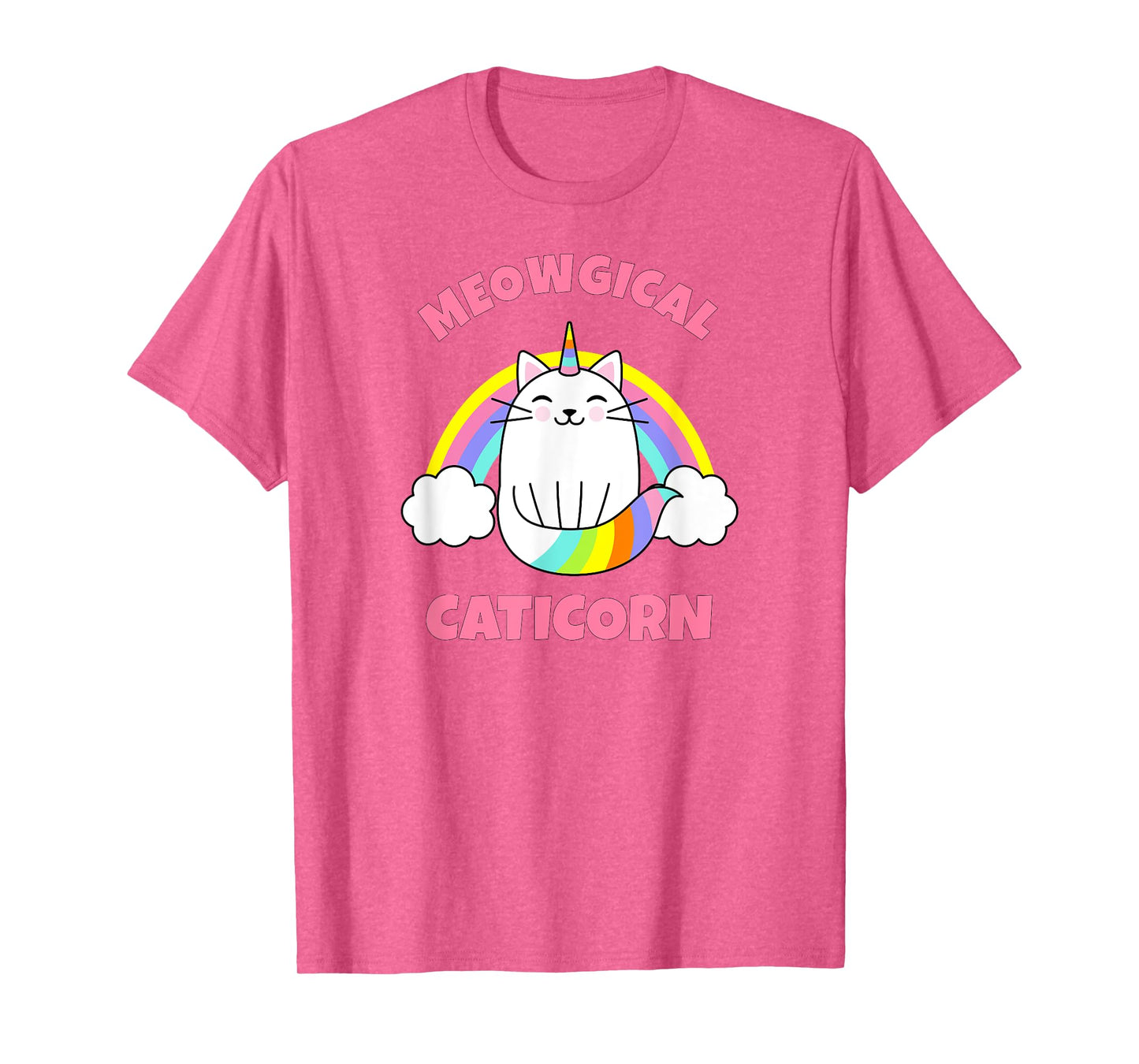 Caticorn Rainbow T-Shirt Meowgical Cat Unicorn Kittycorn Tee