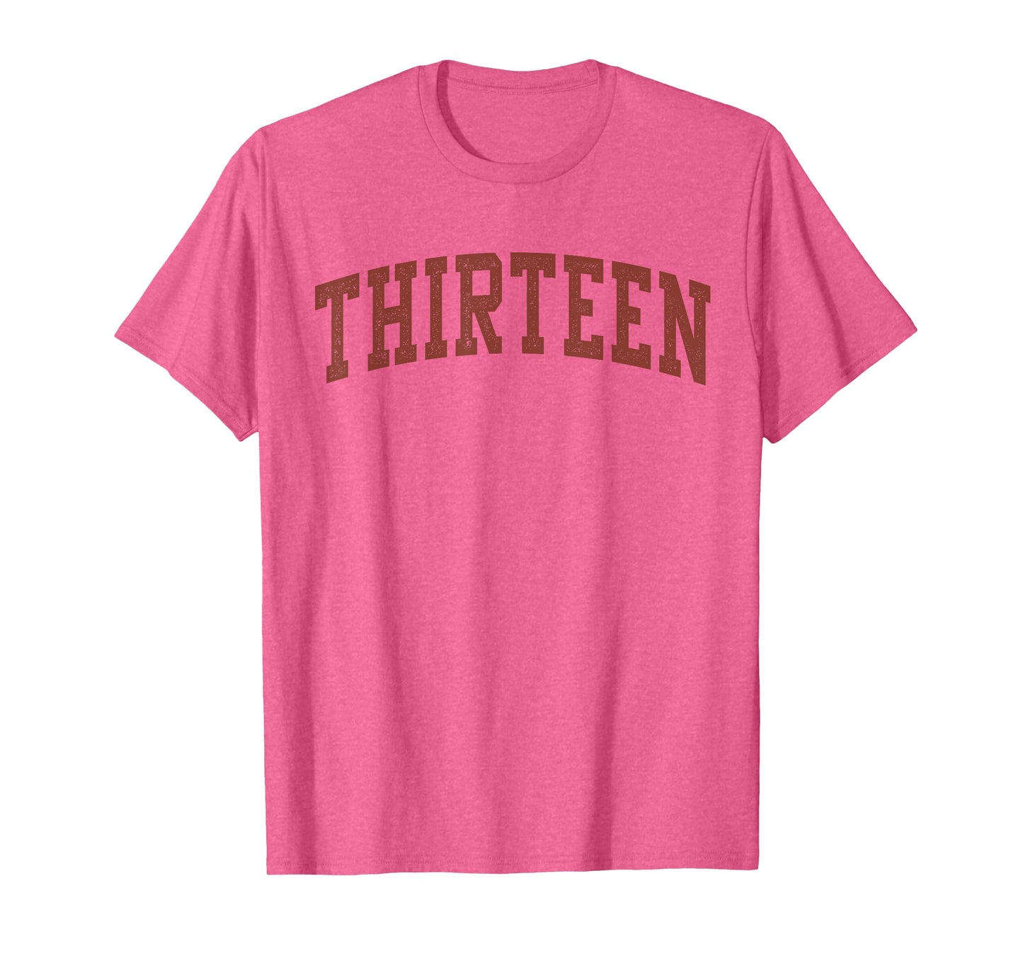 Thirteen Minimalist 13th Birthday Design 13-Year-Old T-Shirt