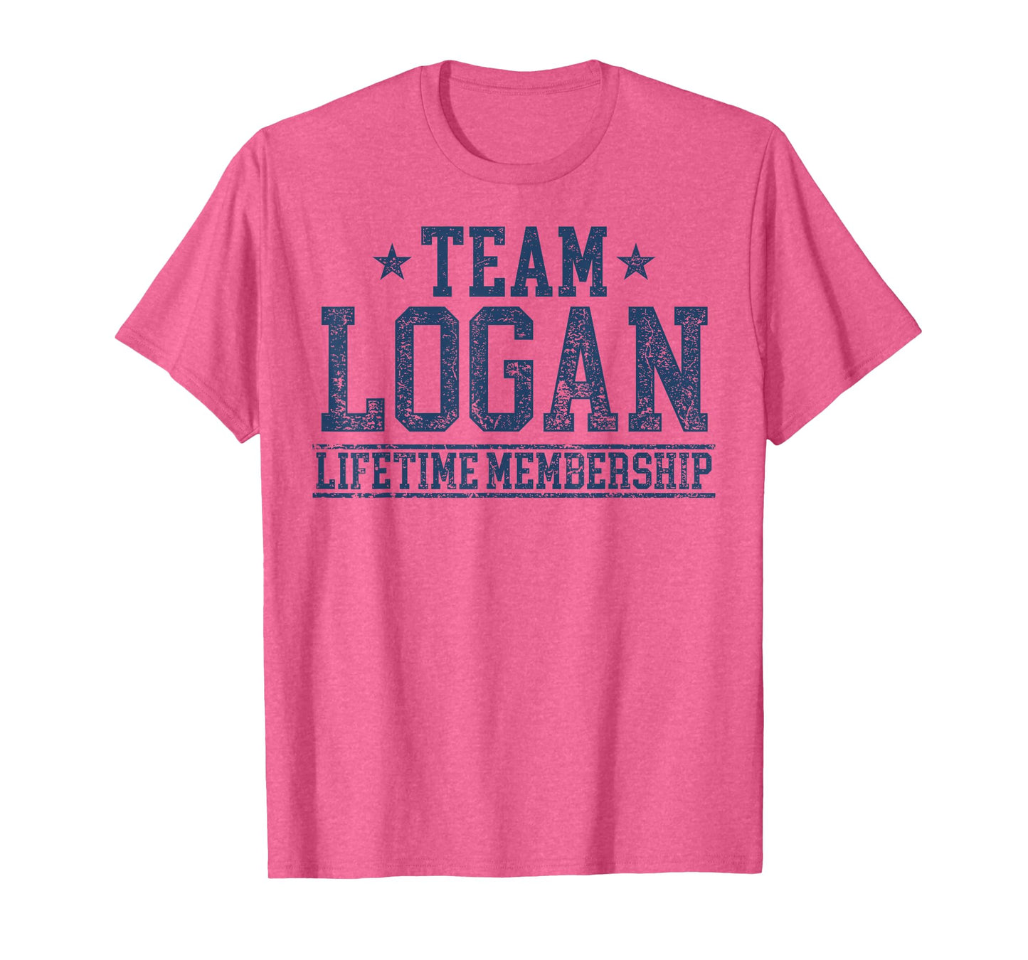Team Logan Lifetime Member Personalized Surname Last Name T-Shirt
