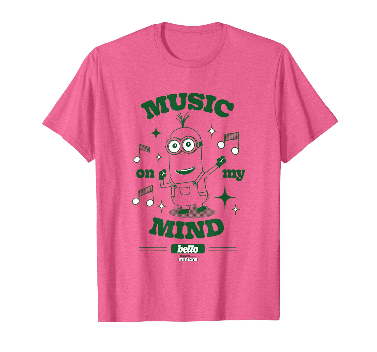 Minions Music On My Mind Bello Minion Dance Party T-Shirt