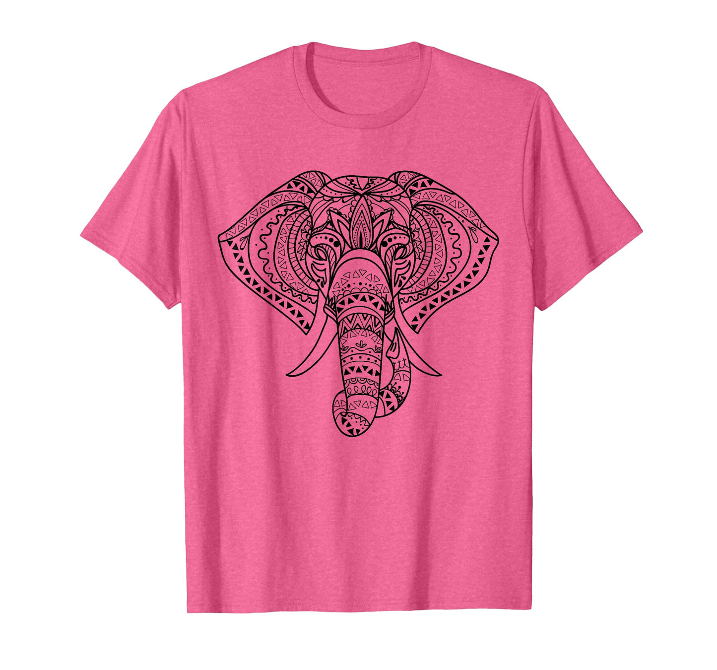 Elephant Mandala, Ethnic Native American Shamanic T-Shirt