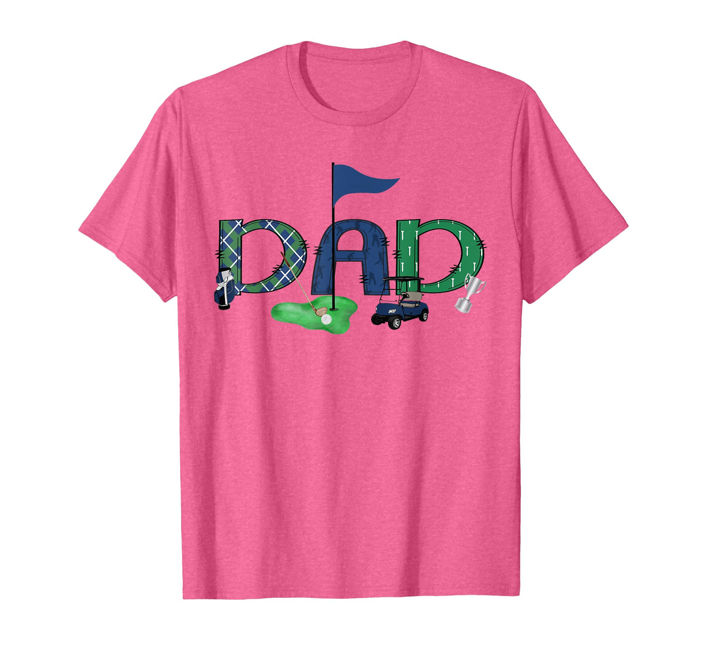 Dad Of The Birthday Boy Hole in One Golf Sport Matching T-Shirt