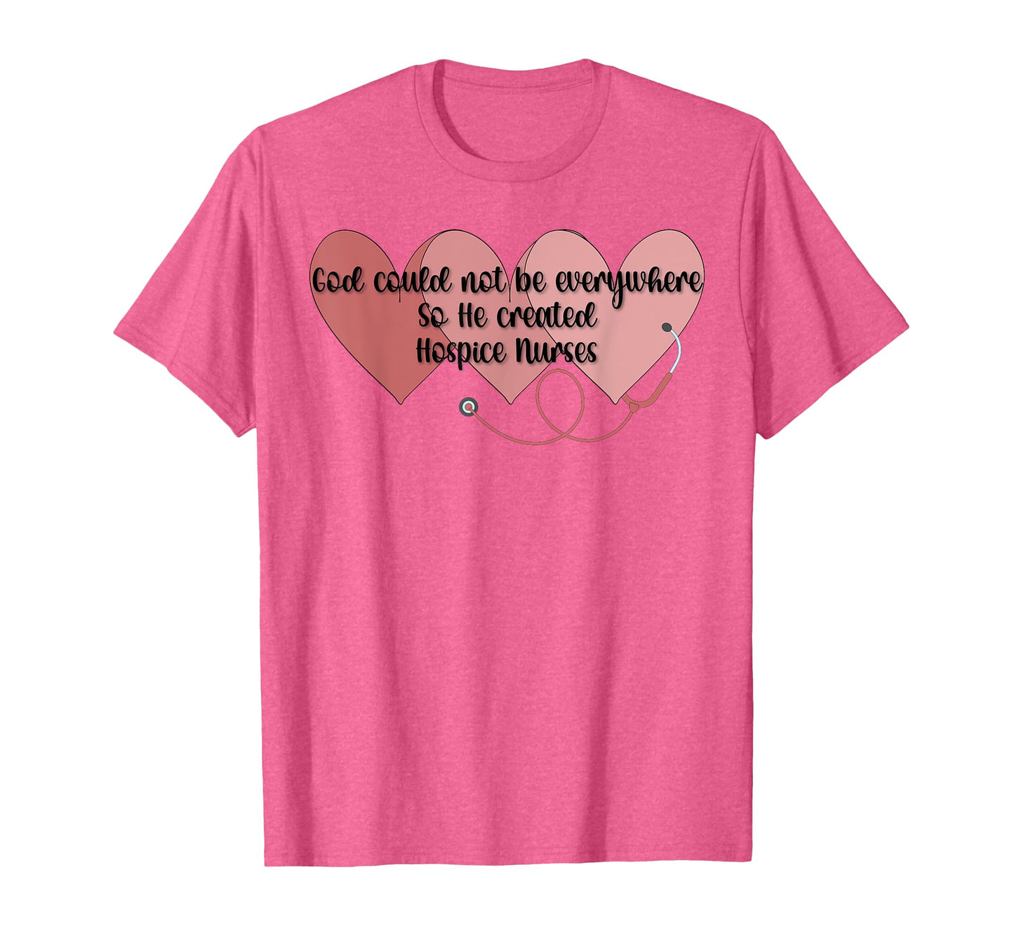 God Created Hospice Nurses Hospice Nursing T-Shirt