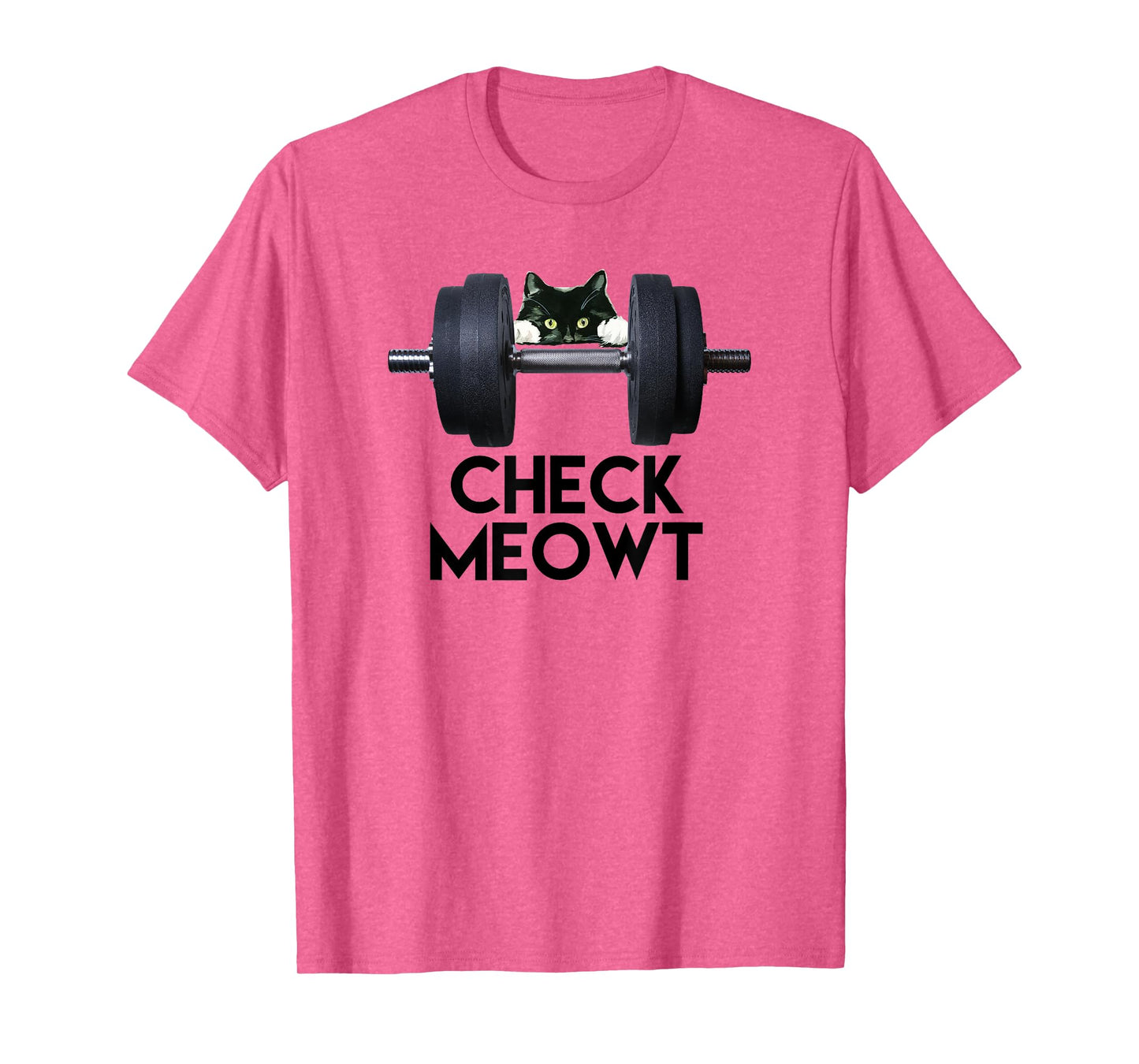 Check Meowt Funny Cat Kitty Gym Workout Gifts Tee Shirt T-Shirt