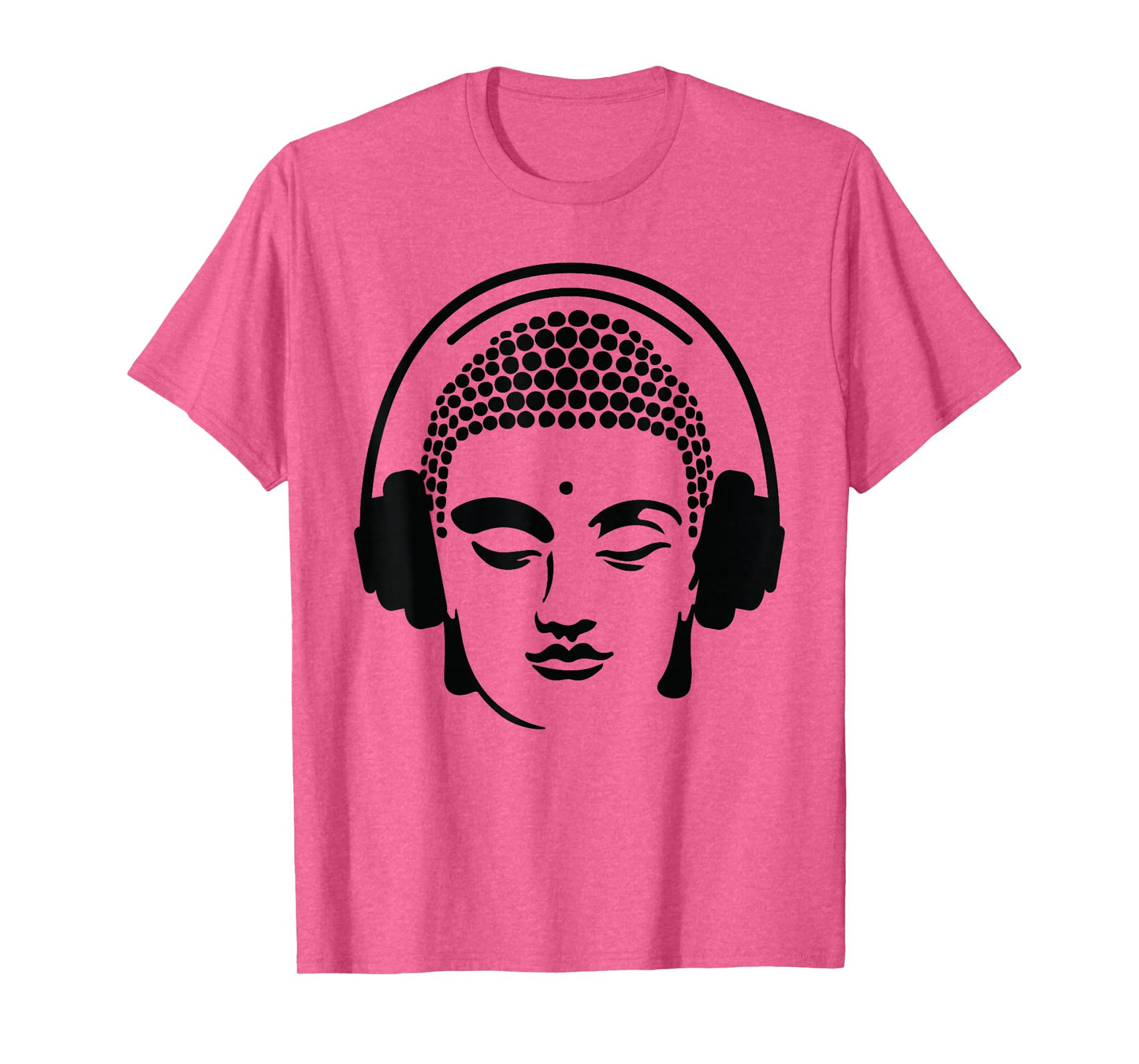 Chilling Buddha with Headphones T-Shirt T-Shirt