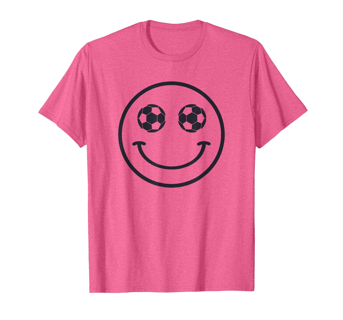 Smile Soccer Ball Cool Futbol Equipment for Girls Boys Kids T-Shirt