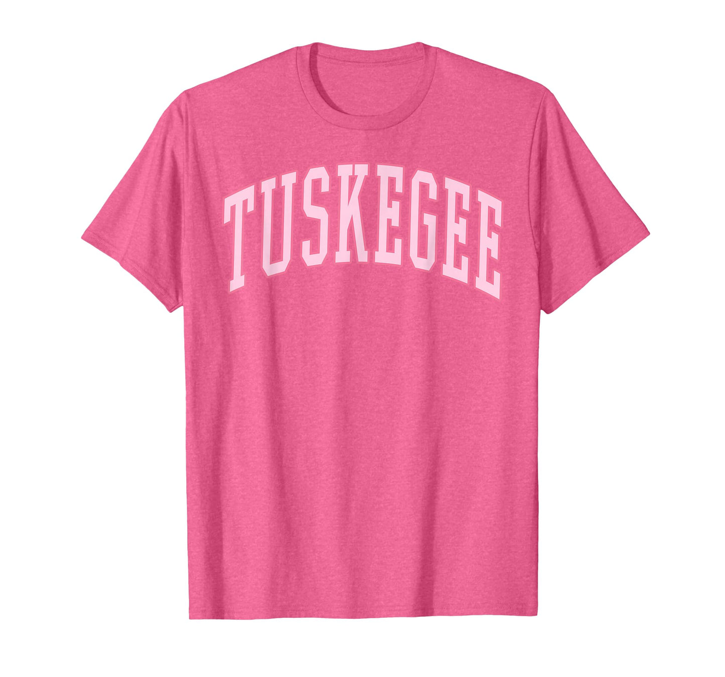 Tuskegee Vintage Preppy Varsity Pink Sports T-Shirt