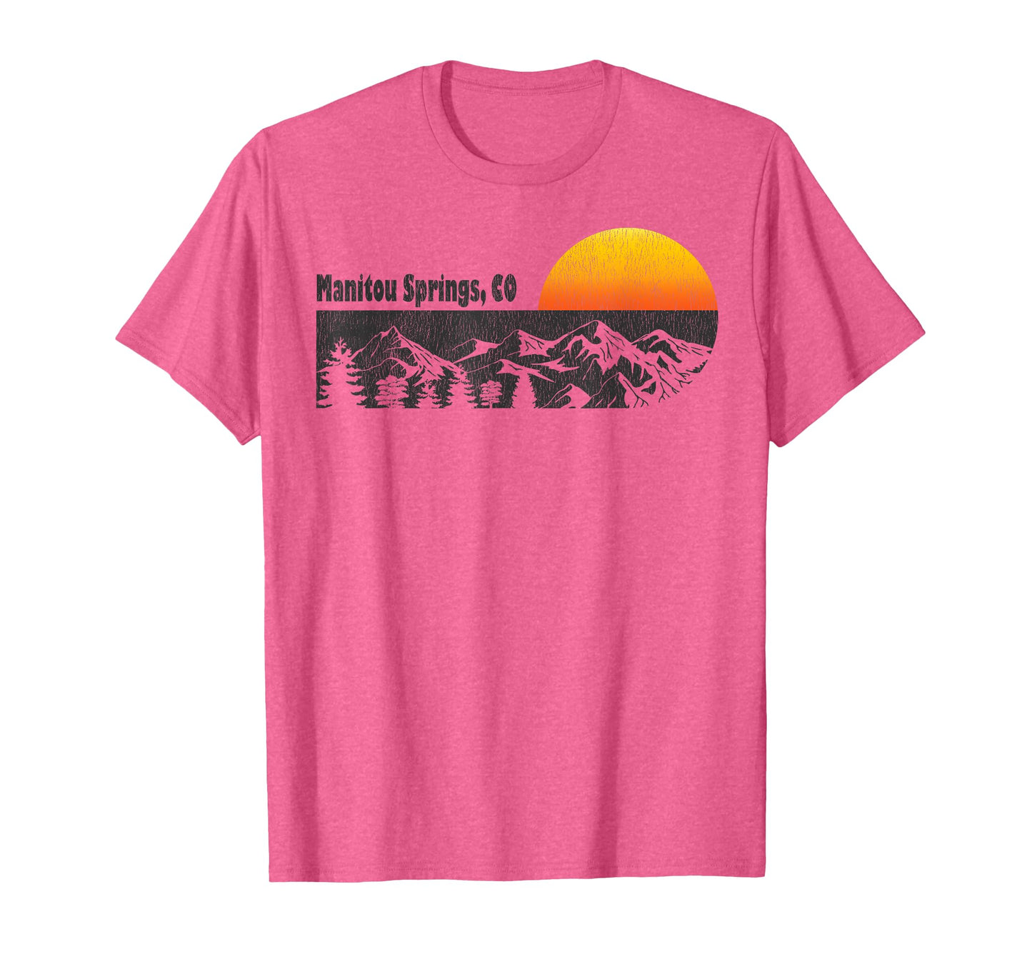 Retro Manitou Springs Colorado T-shirt T-Shirt