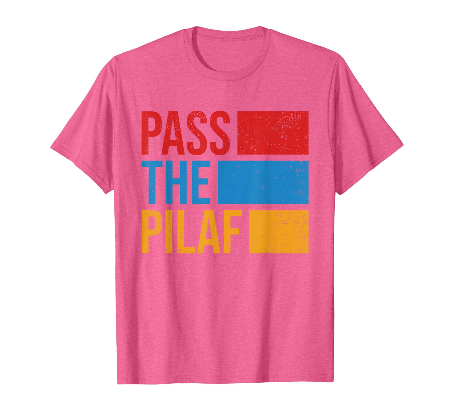 Pass The Pilaf Armenia Flag Retro Vintage Armenian Slang T-Shirt