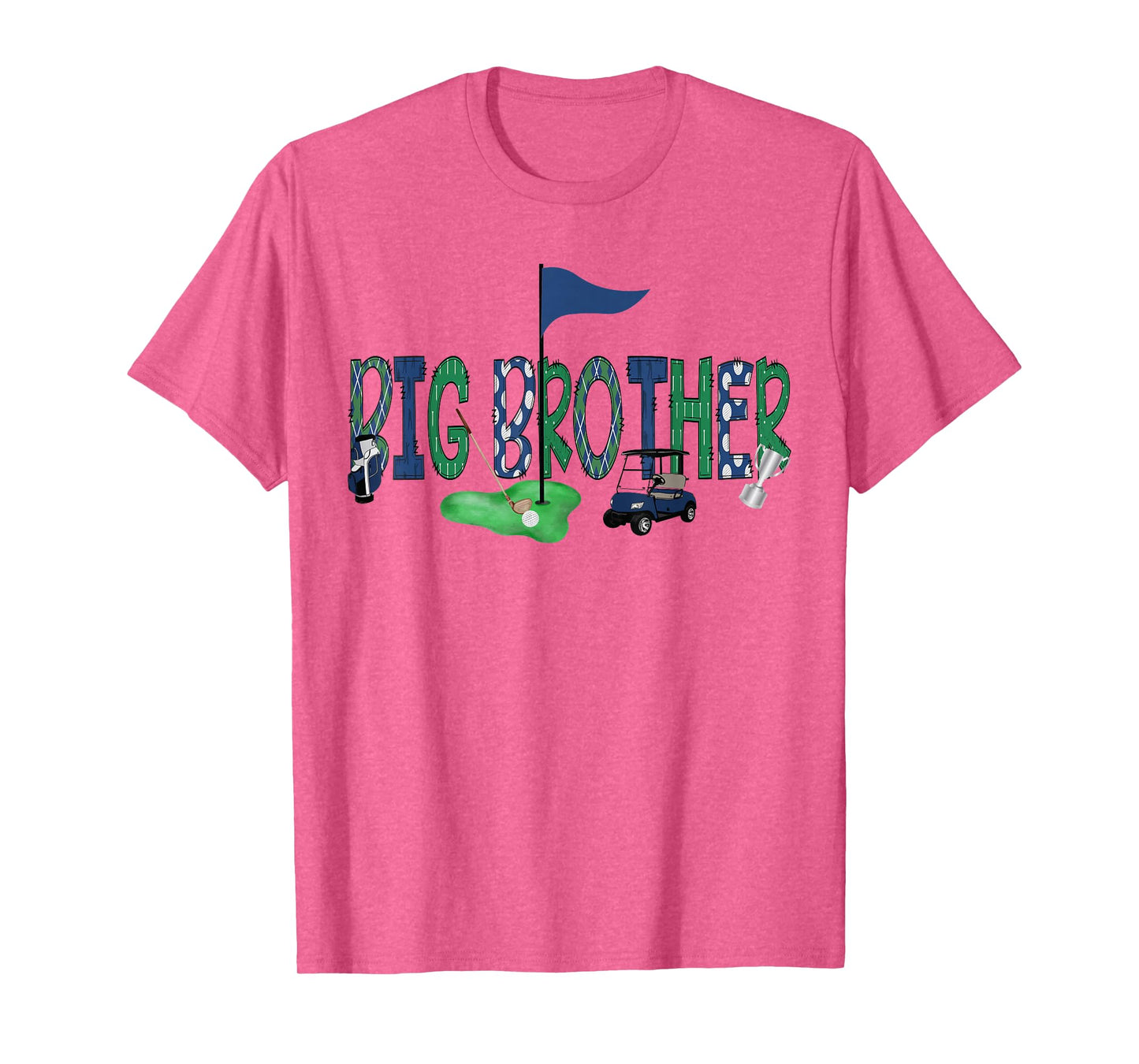Big Brother Of The Birthday Boy Hole in One Golf Matching T-Shirt