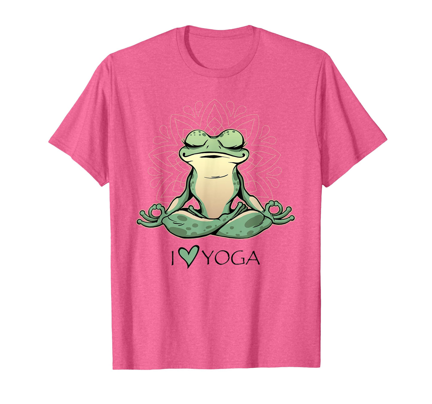 I Love Yoga I Heart Yoga Frog T-Shirt