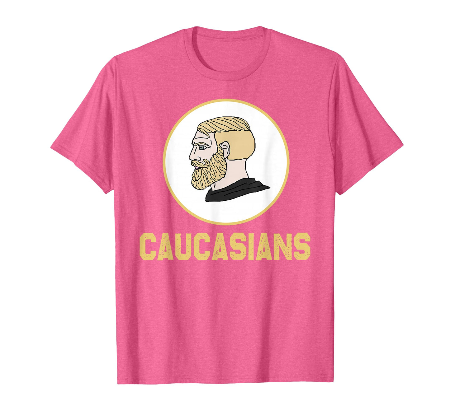 Caucasians Funny Vintage Caucasians Pride T-Shirt