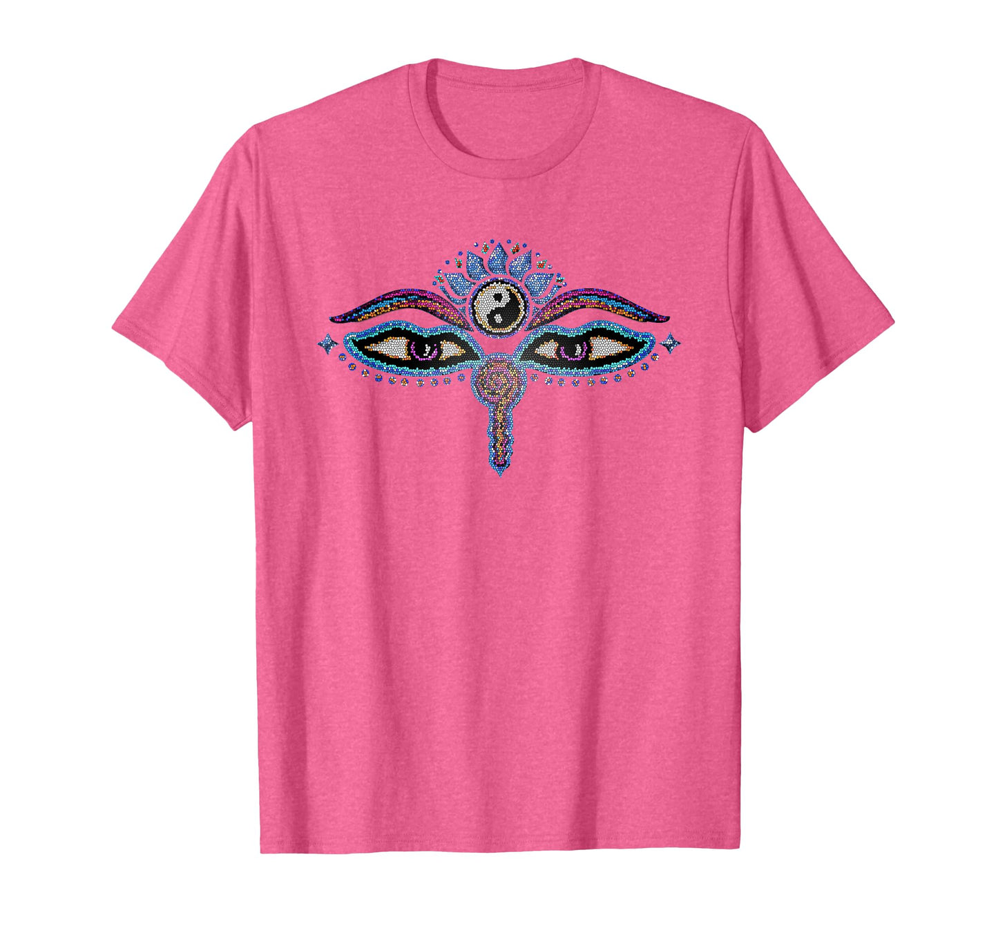 Buddha eyes, buddhism, yin yang, lotus flower, yoga, spirit T-Shirt