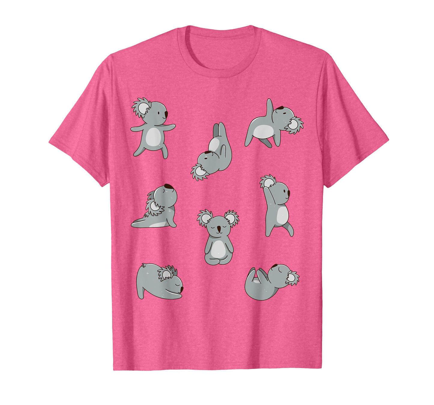 Yoga postures koala bear koala women men kids T-Shirt