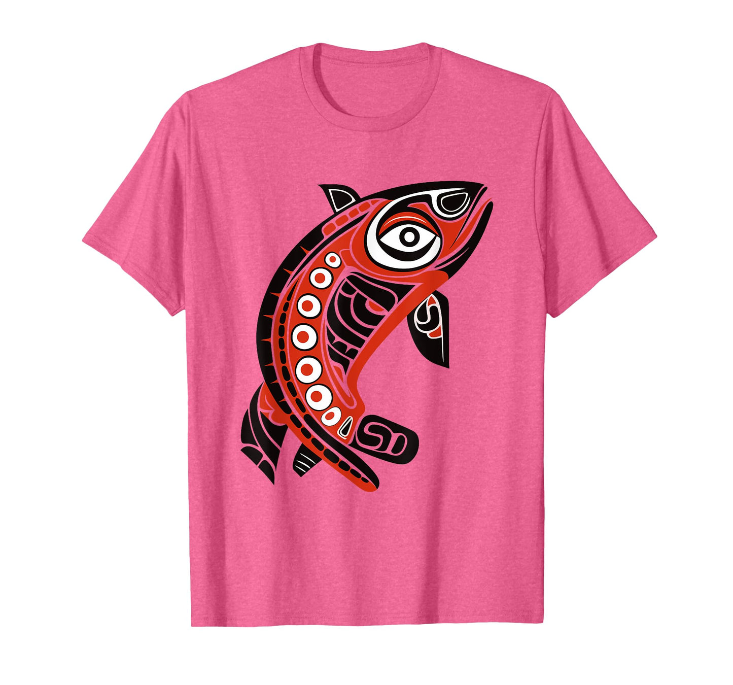 Native American Pacific Northwest Coast Art Tribal Salmon T-Shirt