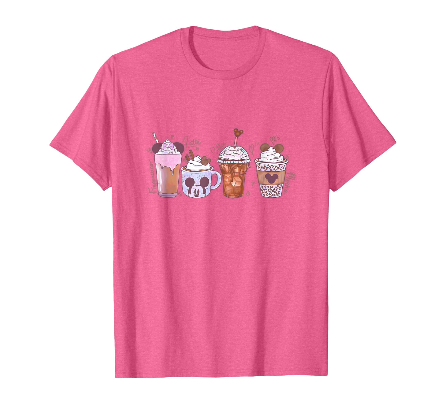 Disney Mickey And Friends Coffee Vibes Frozen Treats Logo T-Shirt
