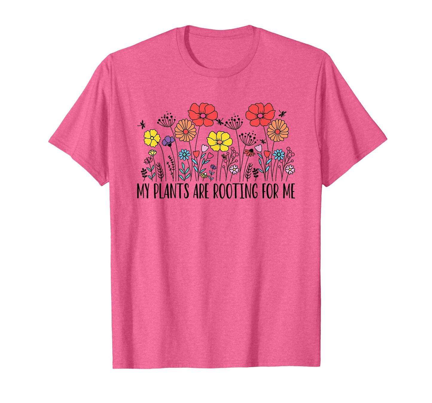 Retro Vintage My Plants Are Rooting For Me Plant Lover Funny T-Shirt