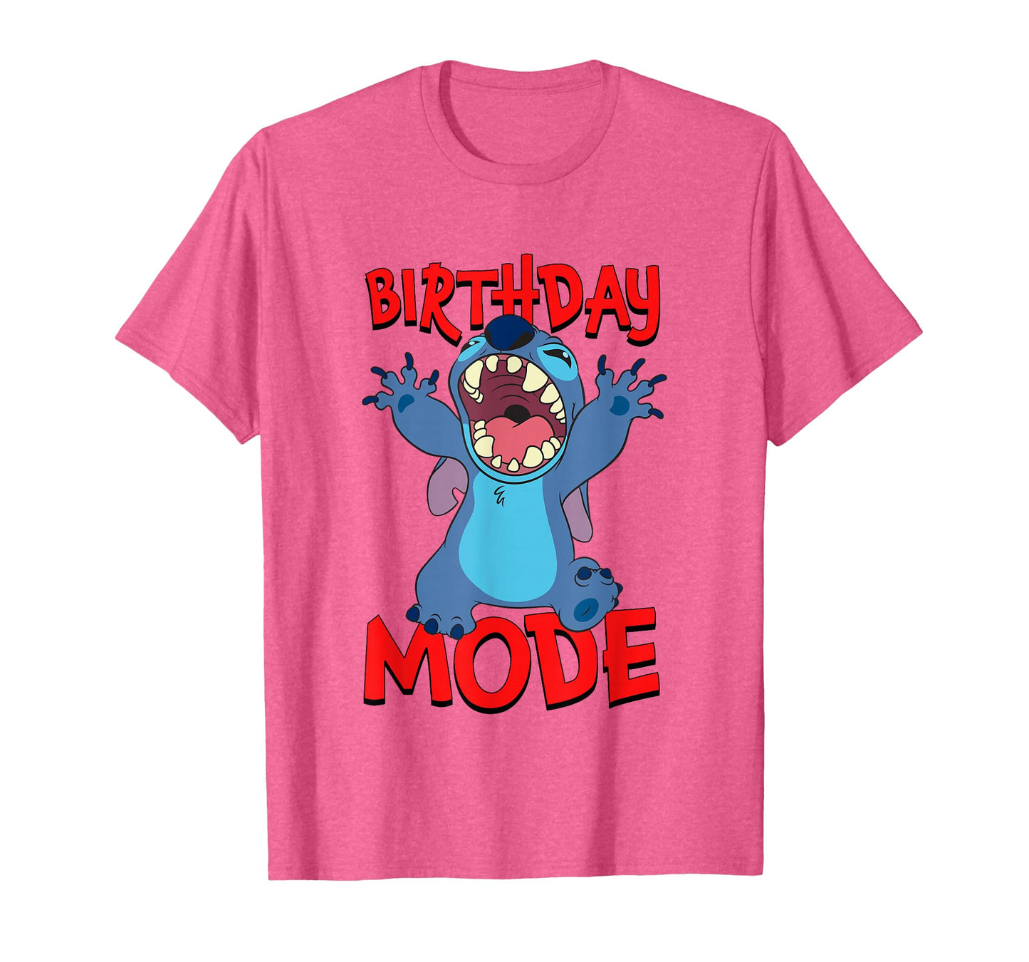 Disney Lilo & Stitch Birthday Mode Activated Stitch Logo T-Shirt