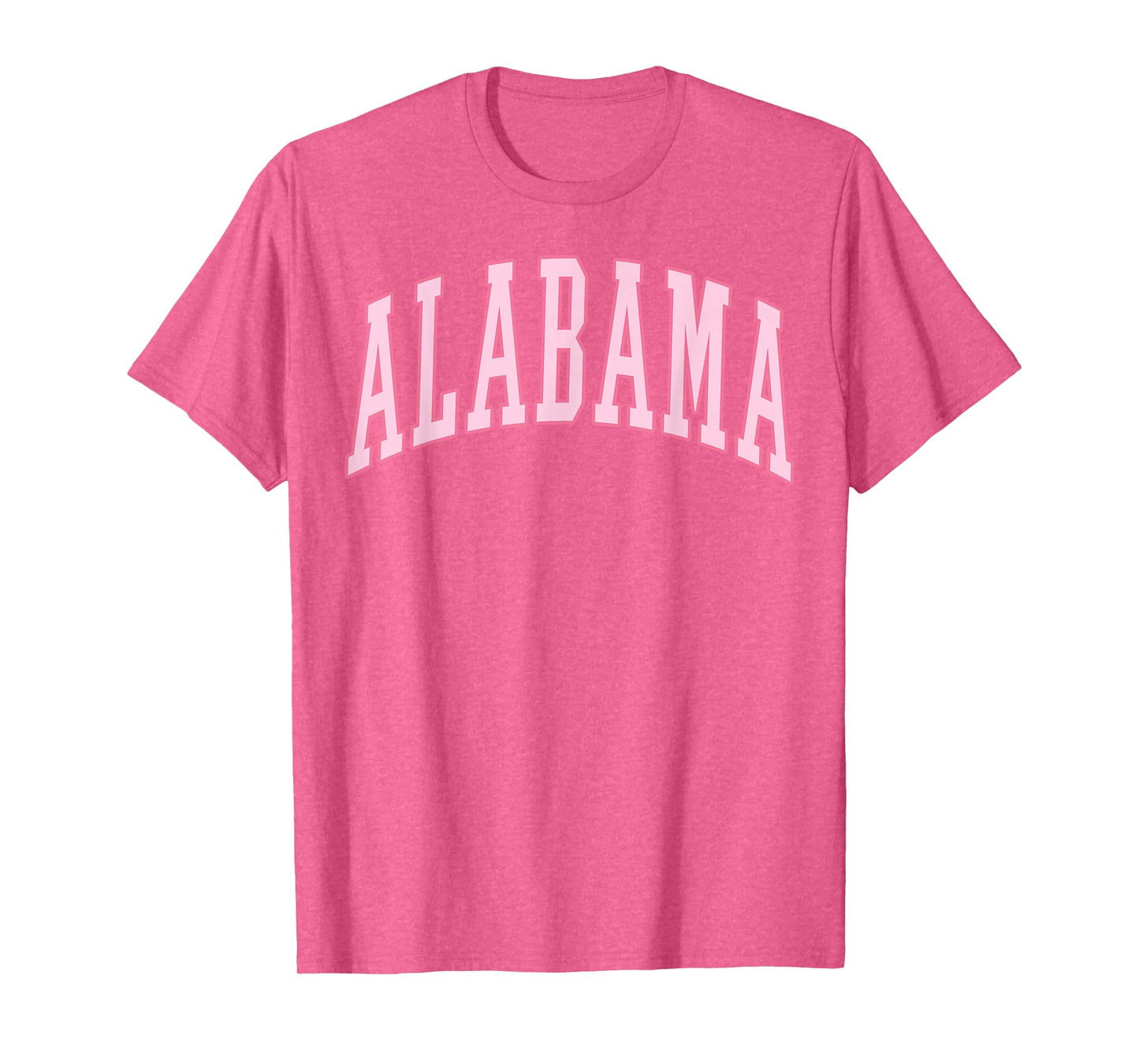 Alabama Vintage Preppy Varsity Pink Sports T-Shirt