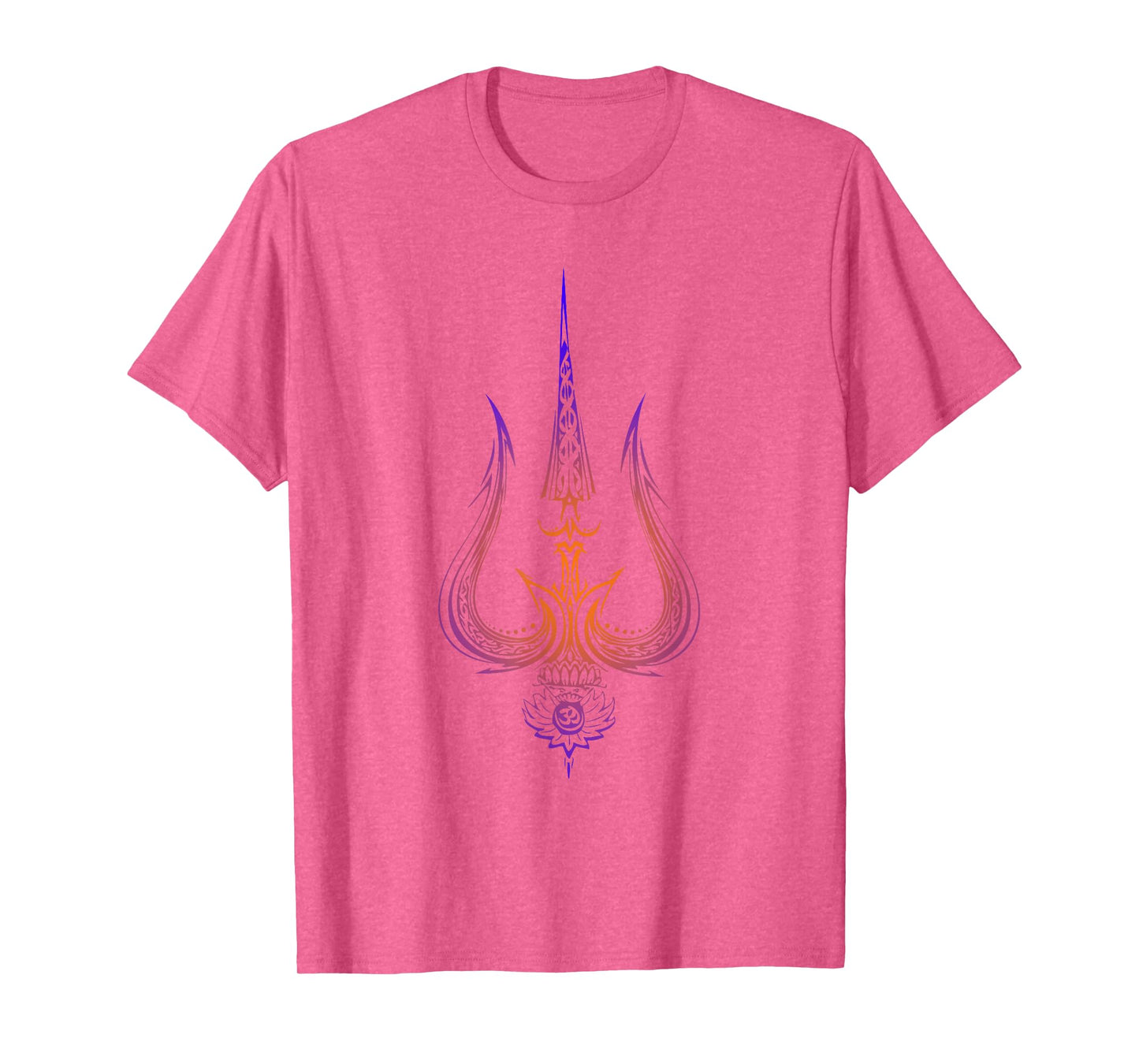 OM-Lord Shiva Divine Spear Trident Trishul T-Shirt
