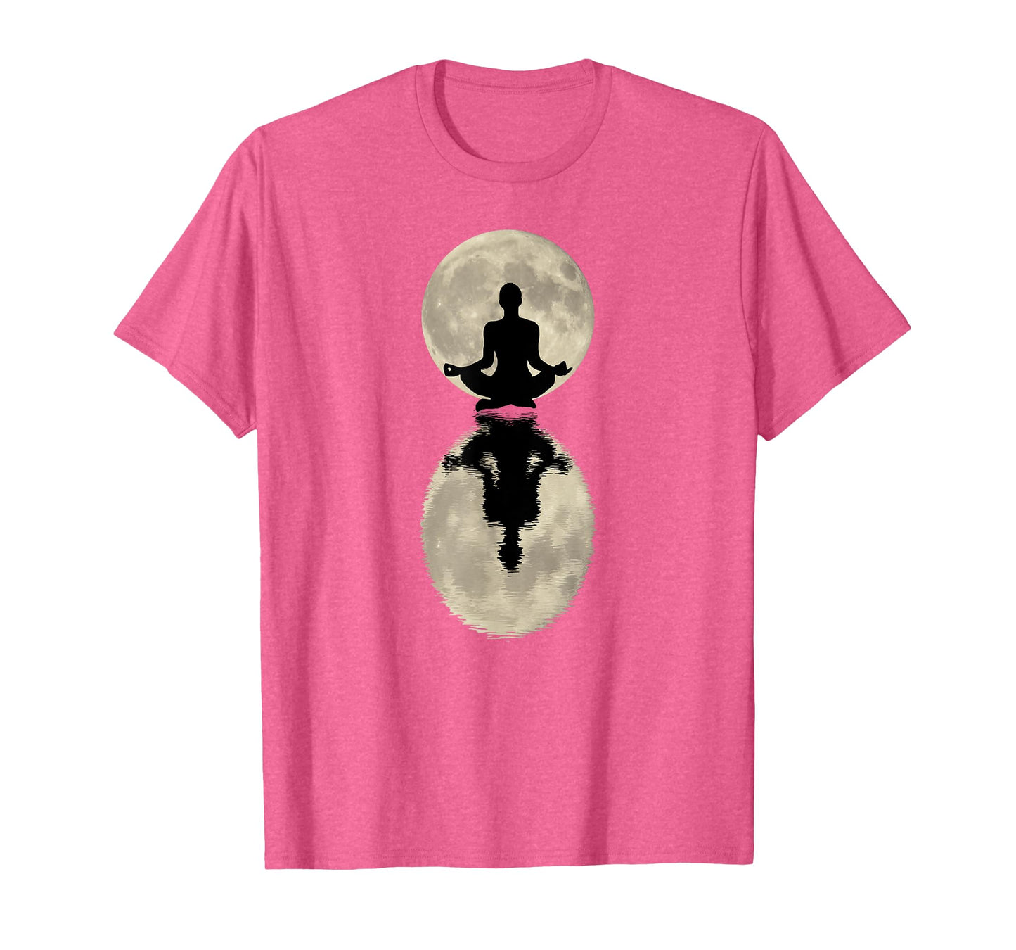 Yoga Gift for Women - Namaste Moon Refection Zen Spiritual T-Shirt