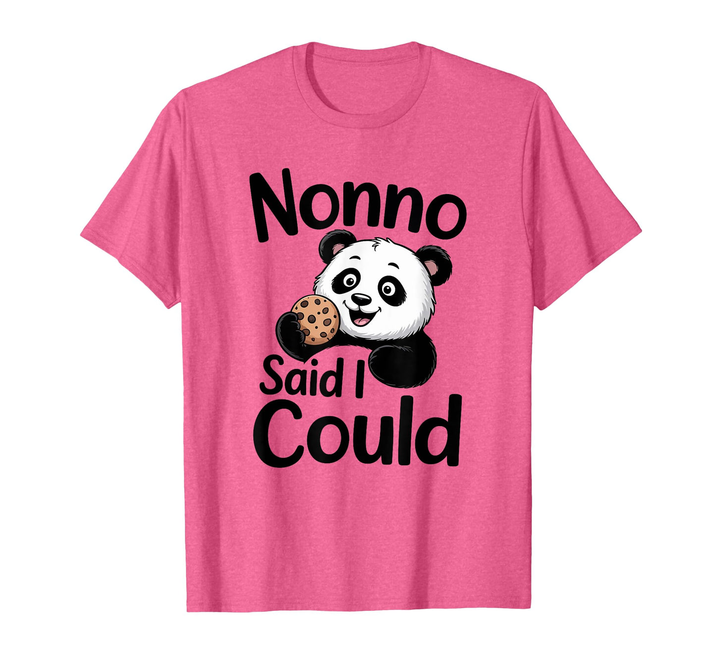 Funny Nonno Said I Could Sweet Panda Toddler Grandpa T-Shirt