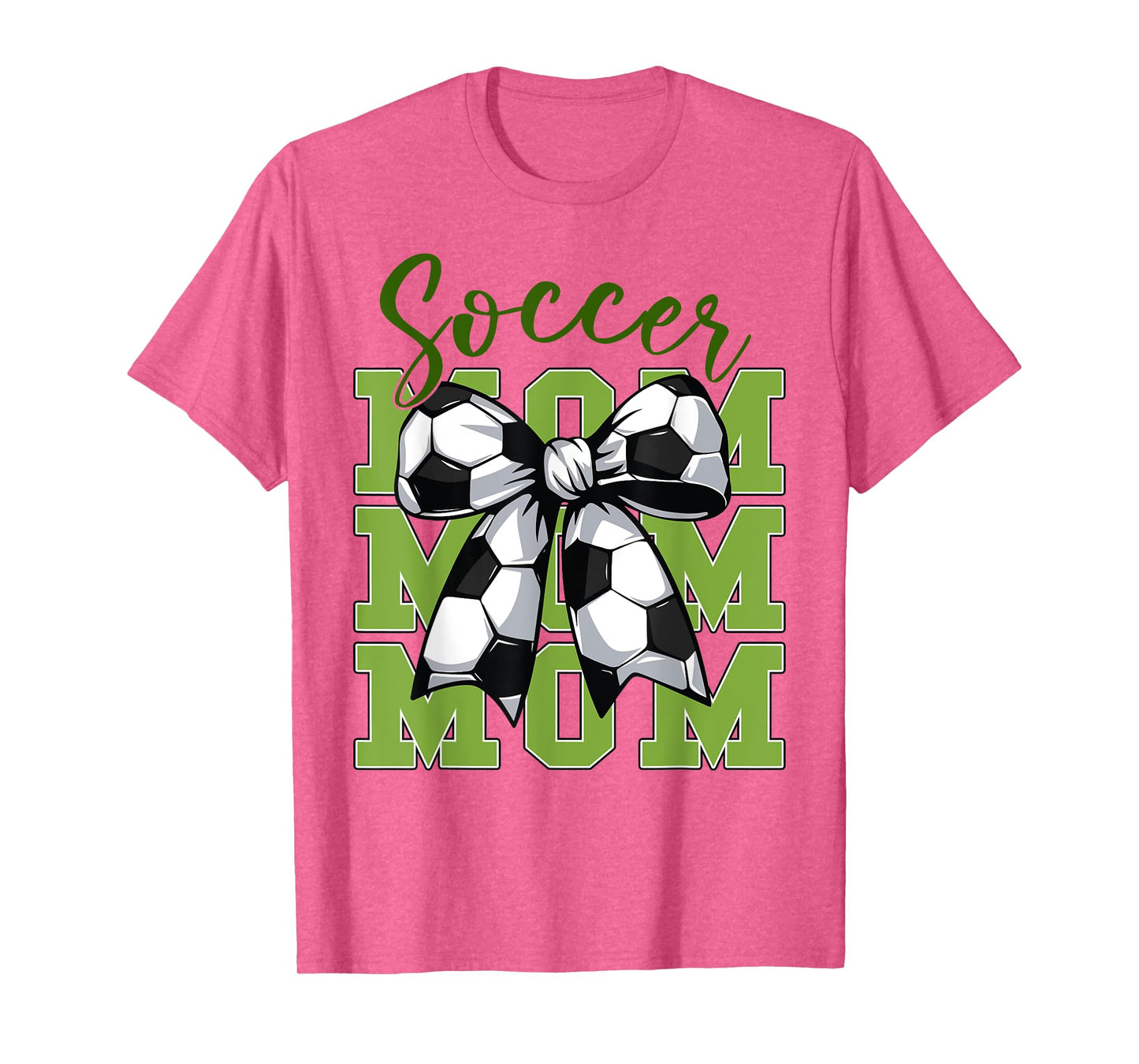 Youth Soccer Mom Coquette Bow Cute Sister Toddler Teen Girl T-Shirt
